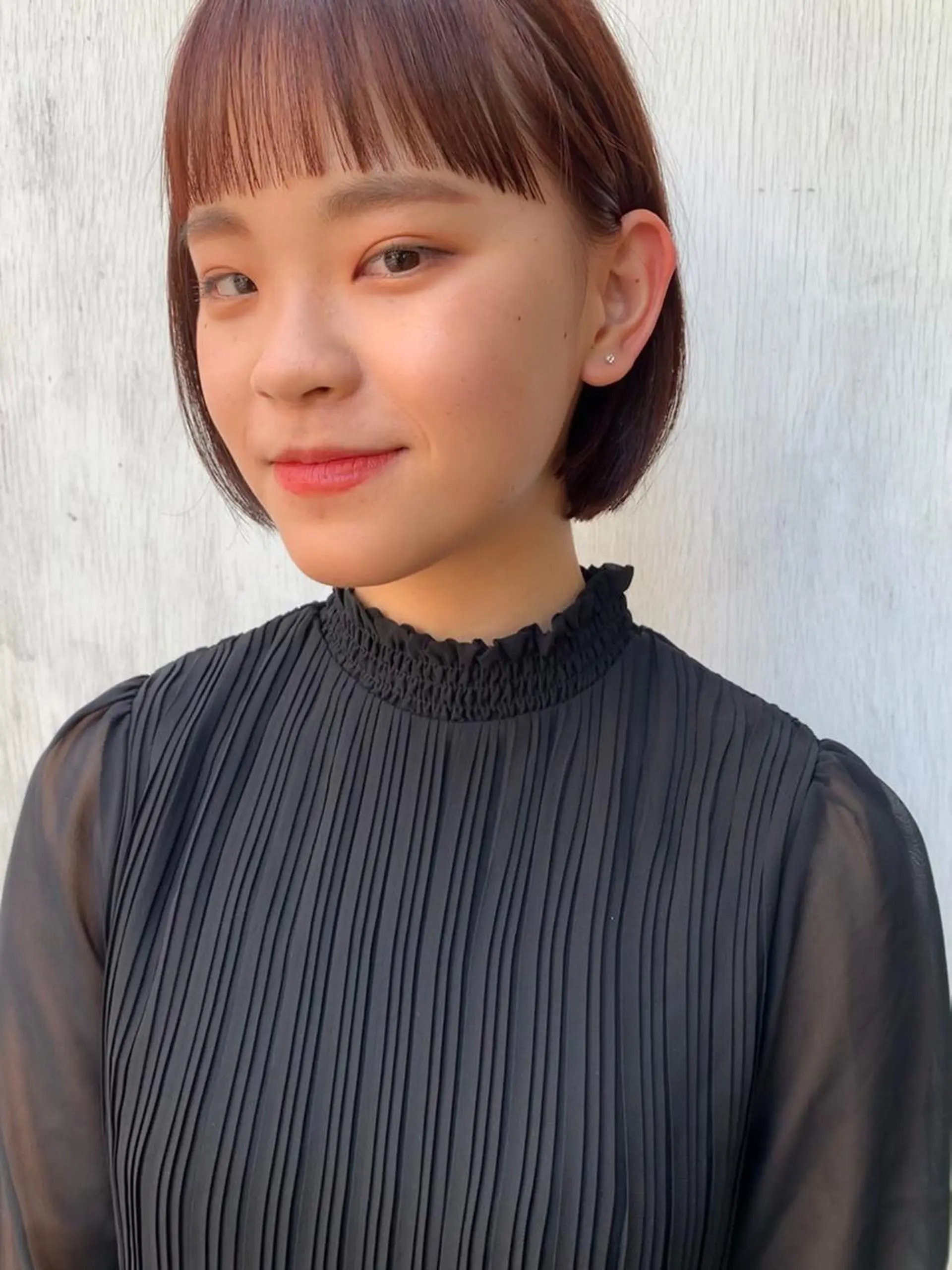 ミディアム カラー ヘアカラー トリートメント la fith所属・rico_by ヘアとアイブロウのヘアスタイル