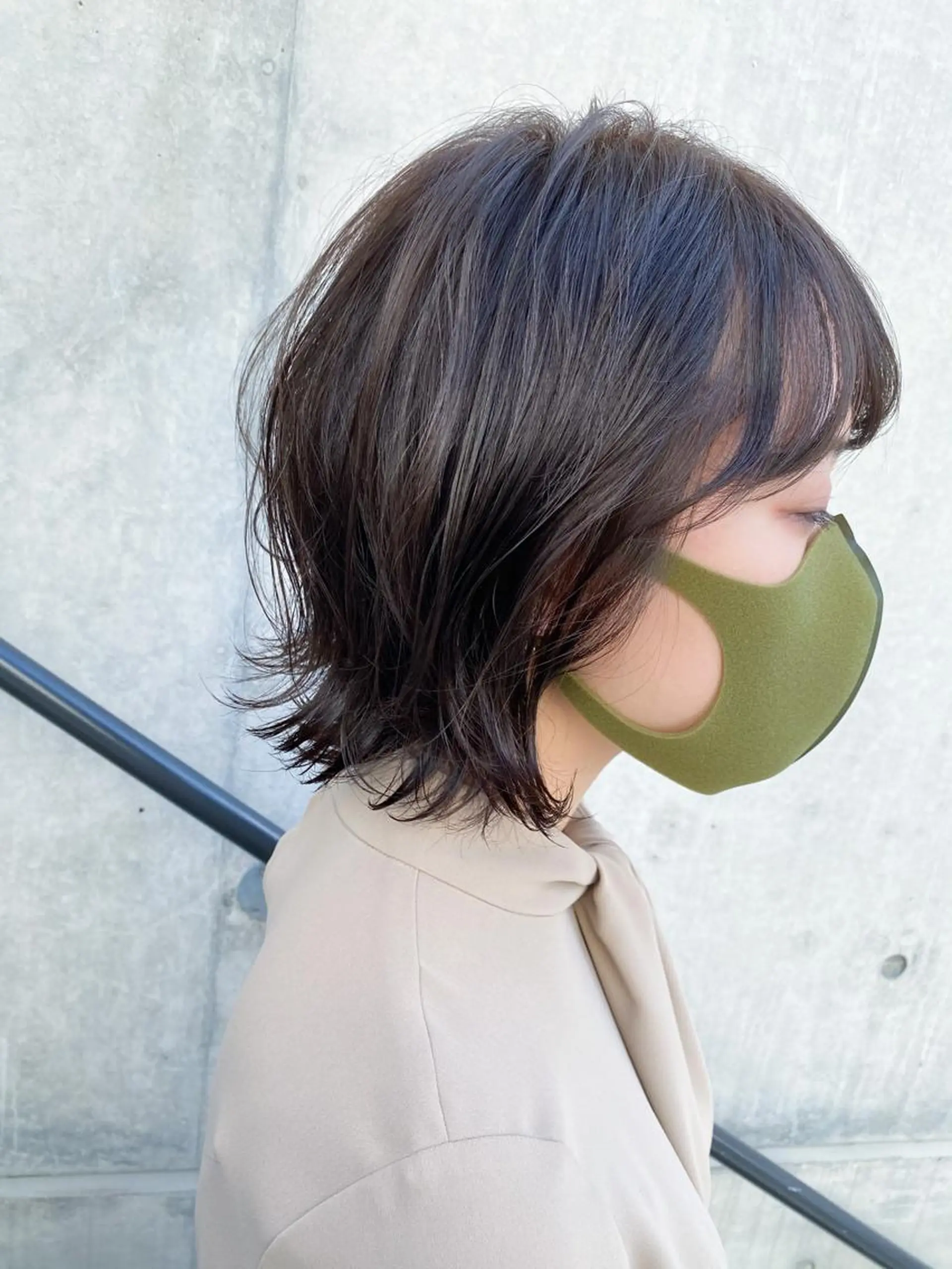 ショート カラー 艶髪ブリーチ 永井竜也のヘアスタイル