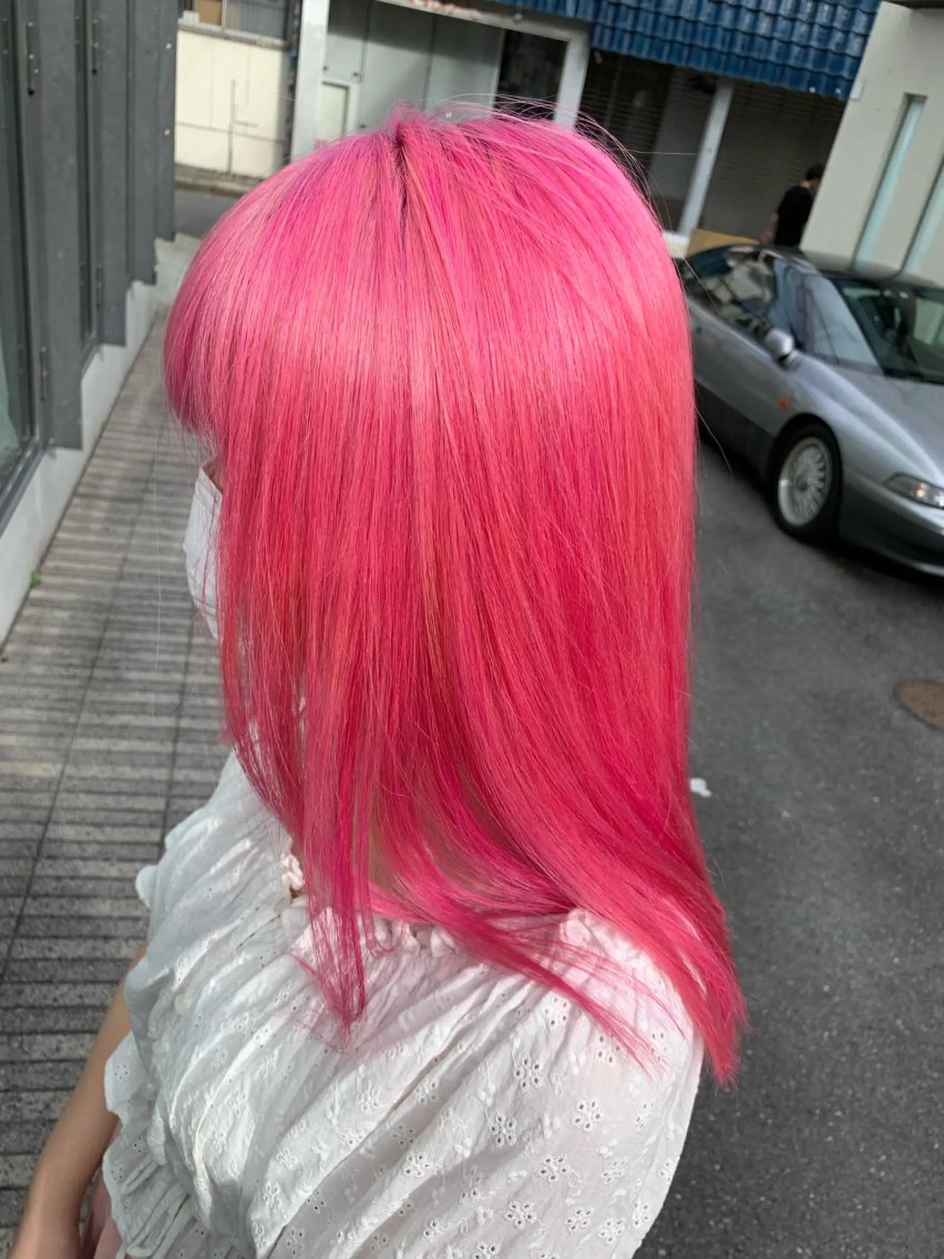 セミロング カラー 🍀ケアブリーチ カラー🍀坂井のヘアスタイル