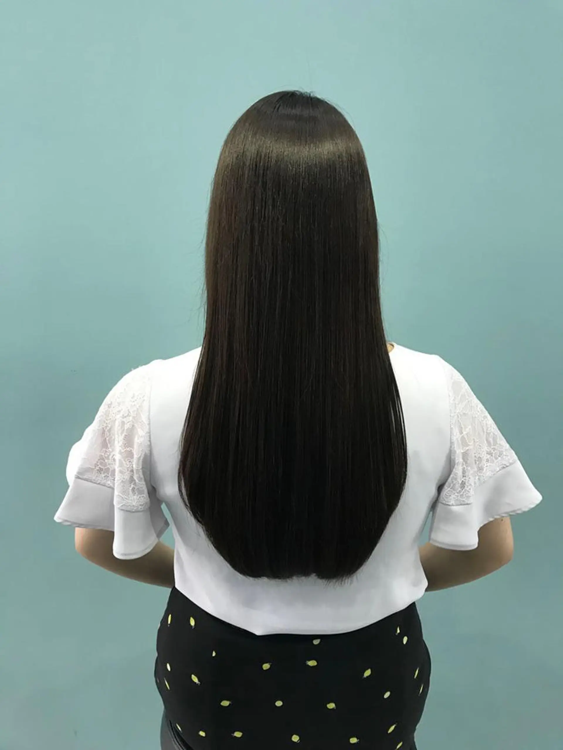 ロング カット 縮毛矯正 JYO 髪質改善専門家のヘアスタイル