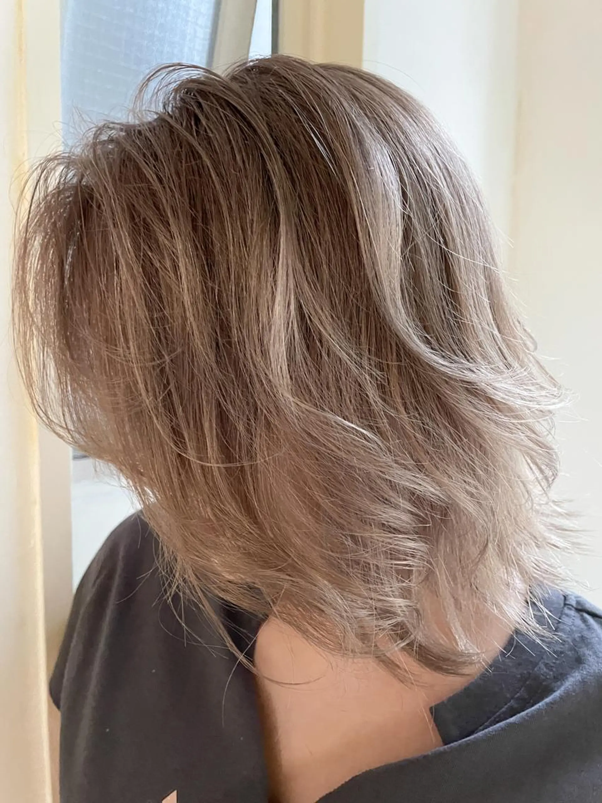ミディアム ヘアカラー トリートメント WONK. ウォンク 心斎橋のヘアスタイル