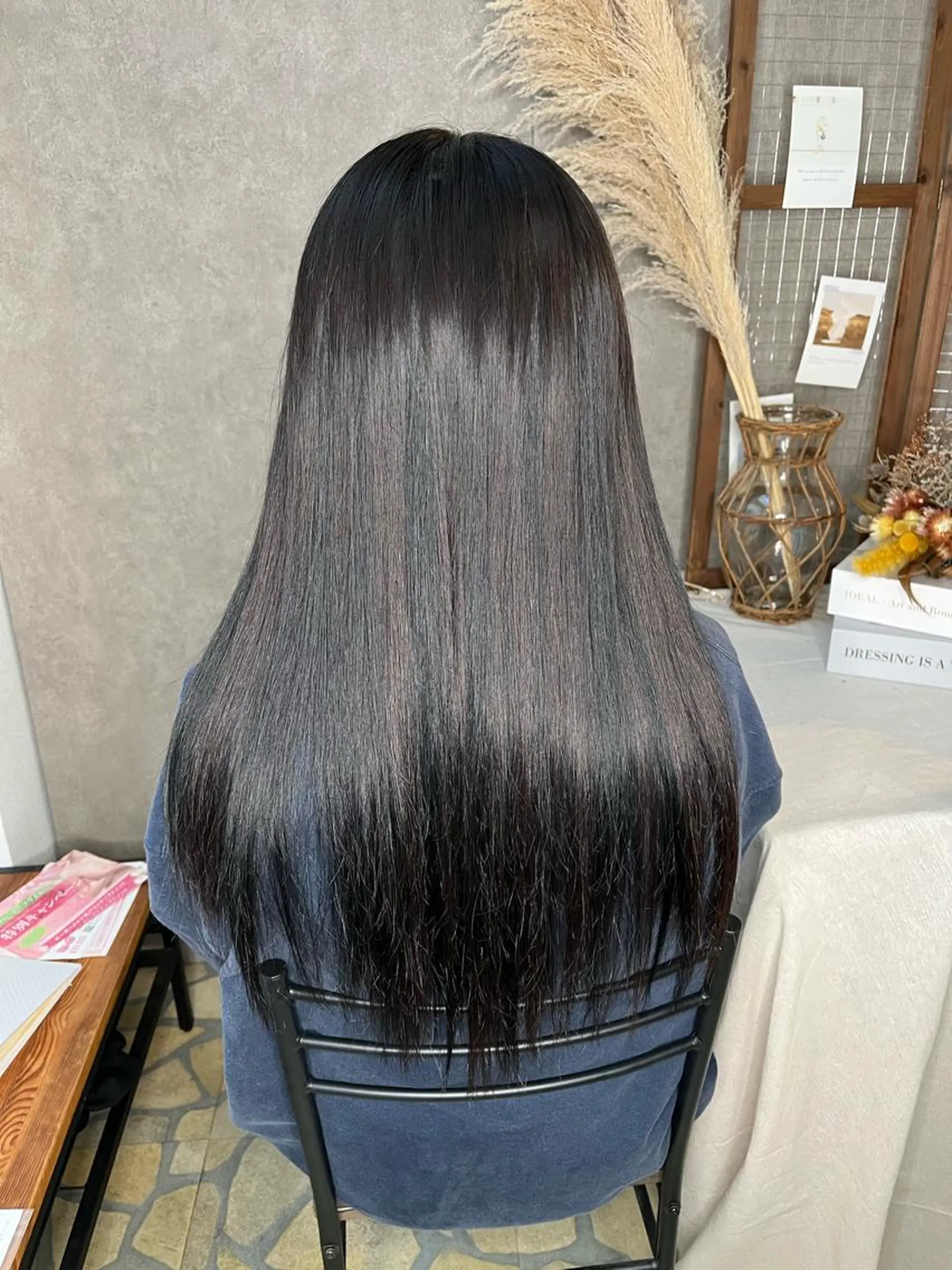 ロング シールエクステ エクステ ヘアカラー 吉田 大介のヘアスタイル
