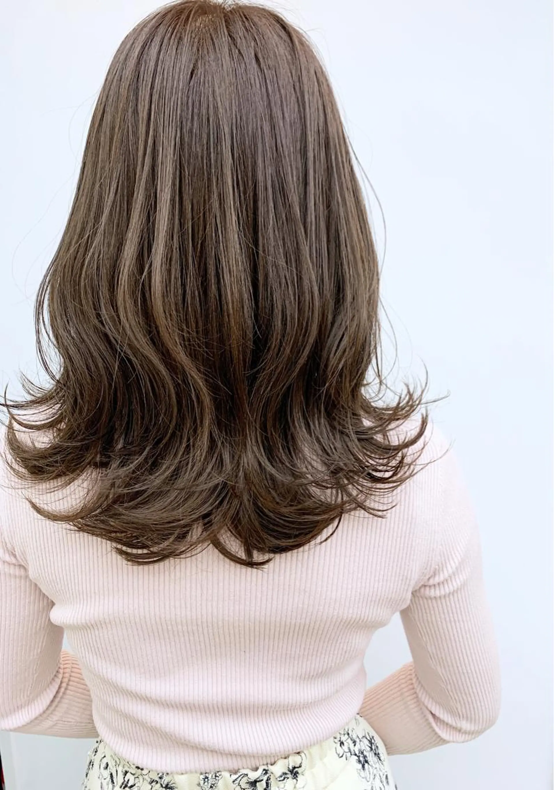 ミディアム カラー 透明感カラー カット ヘアカラー ROW吉祥寺✨ 髪質改善TR&スパ✨のヘアスタイル