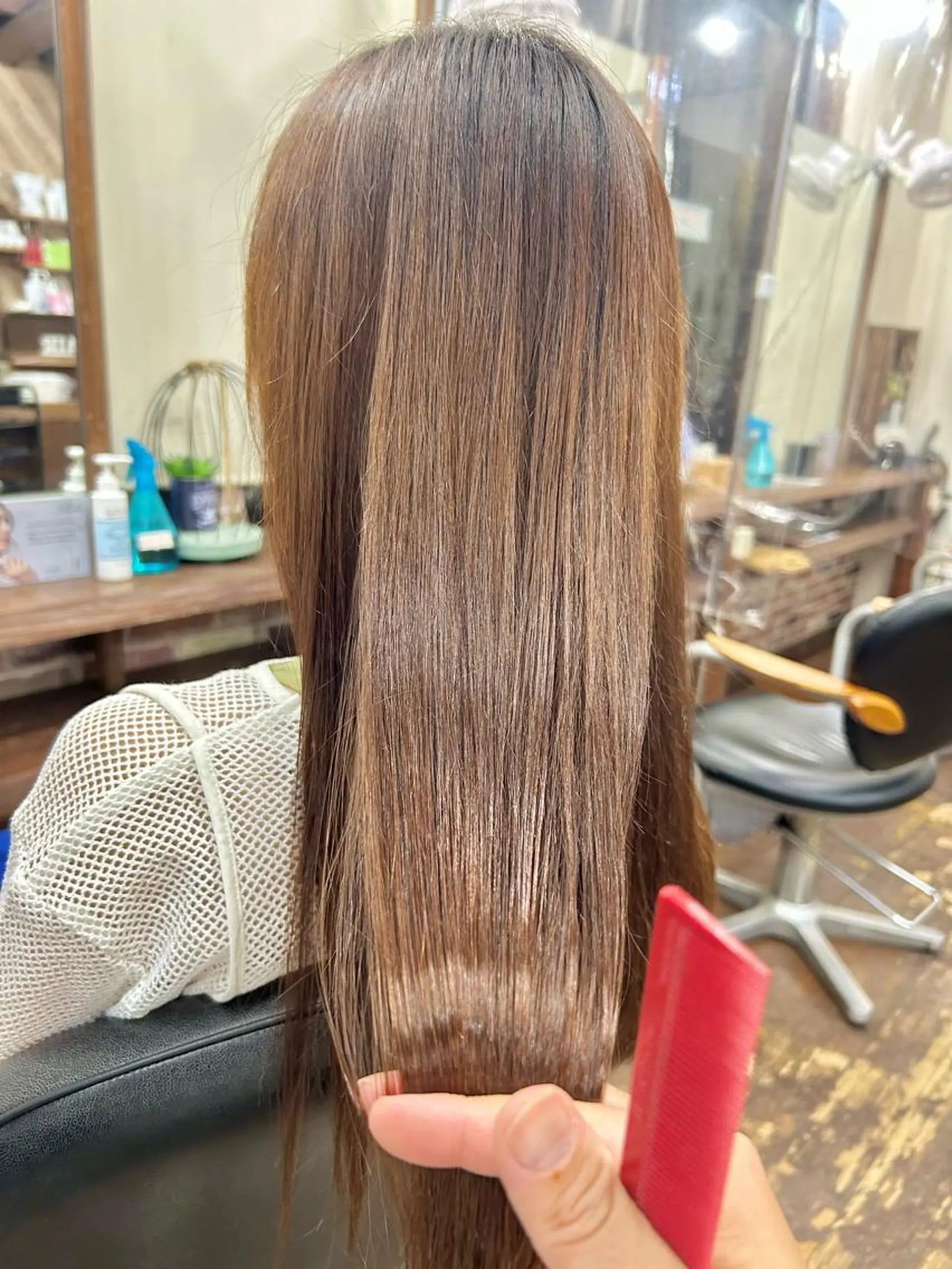 ロング 縮毛矯正 トリートメント Mu.所属・神 甚八のヘアスタイル
