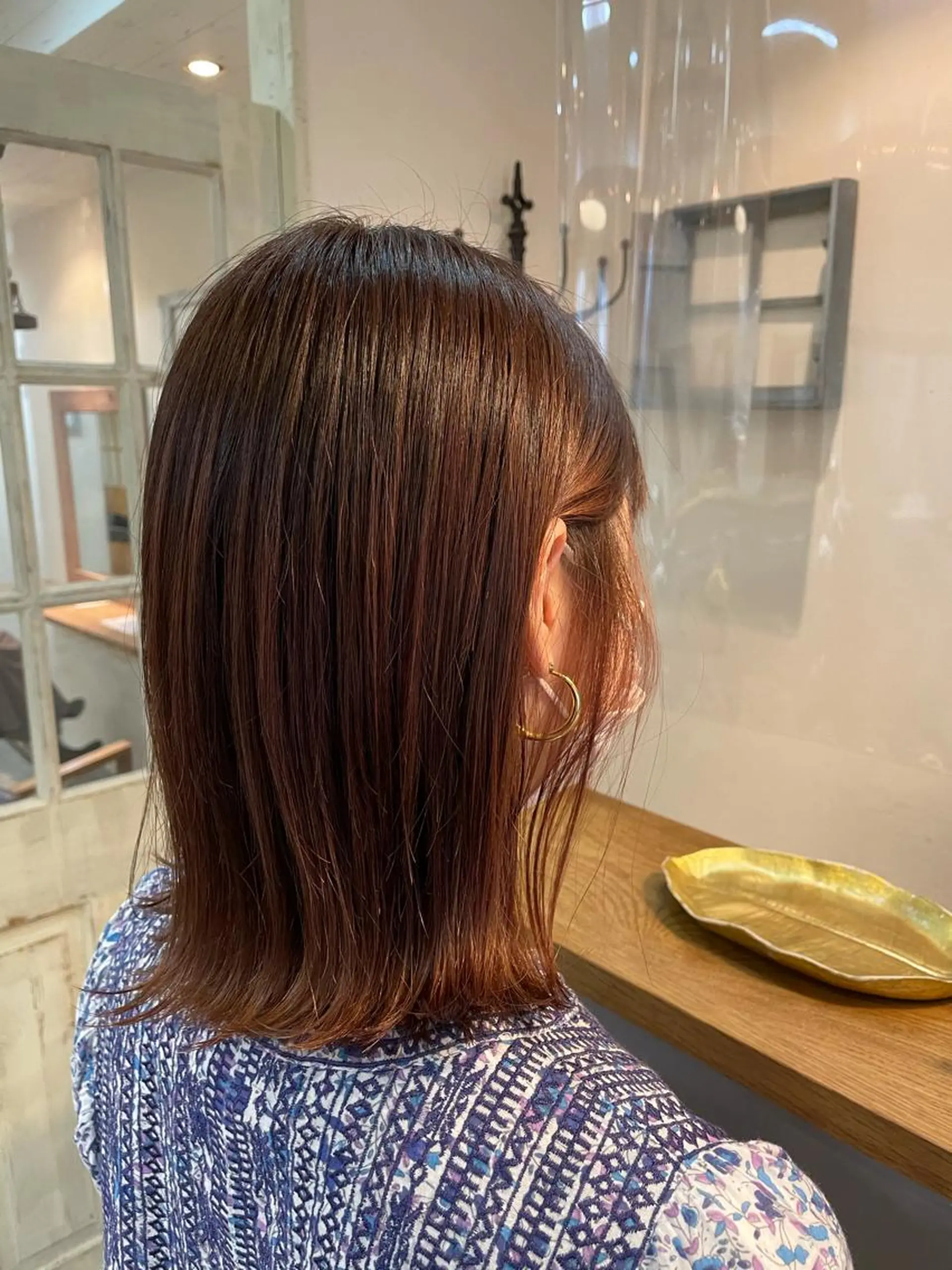 ミディアム カット ヘアカラー トリートメント little×PORTO sannomiya所属・福田 ジュンキのヘアスタイル