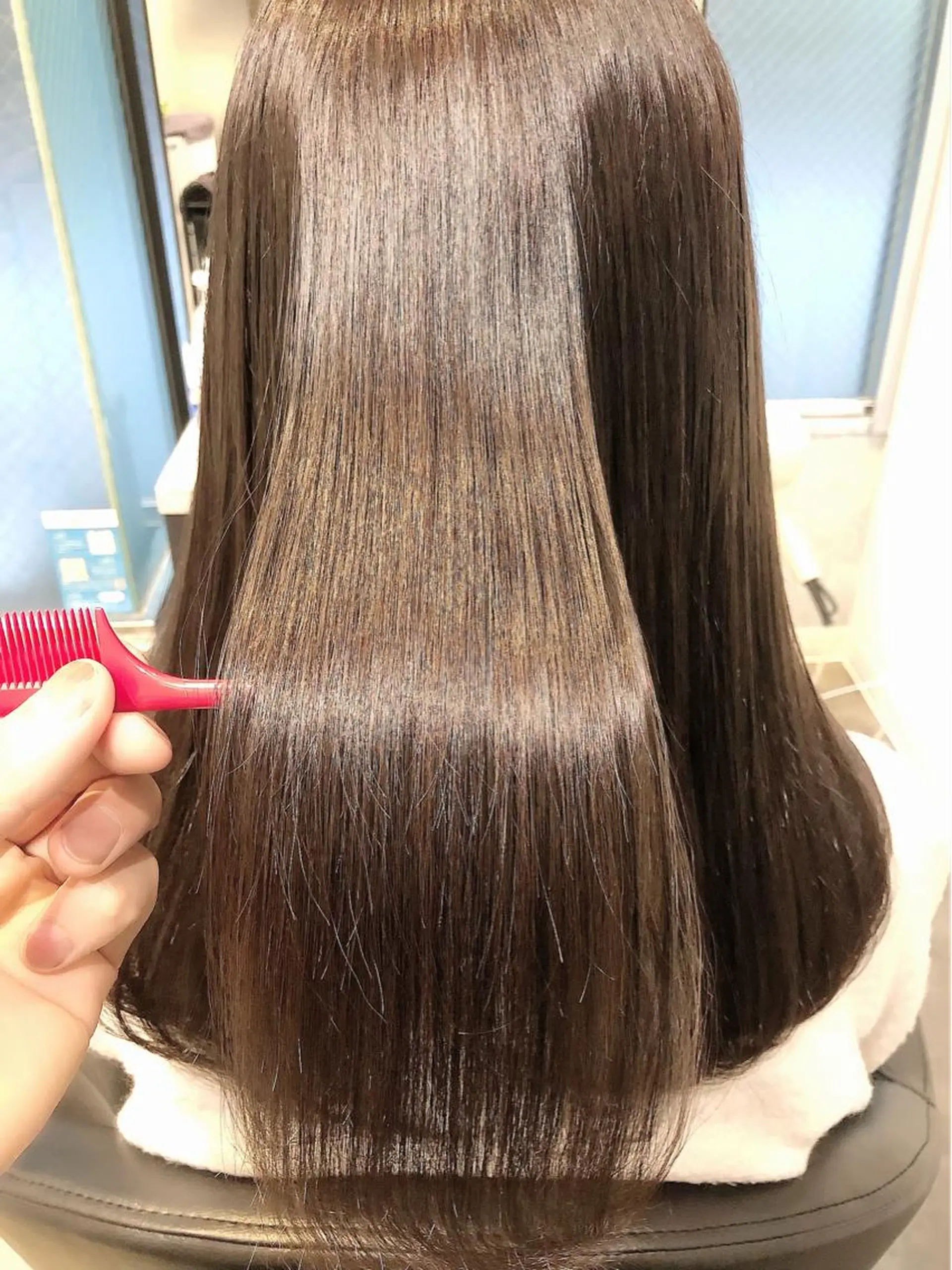 セミロング 志木駅1分☆髪質改善 ミニモ限定特別割引✨のヘアスタイル