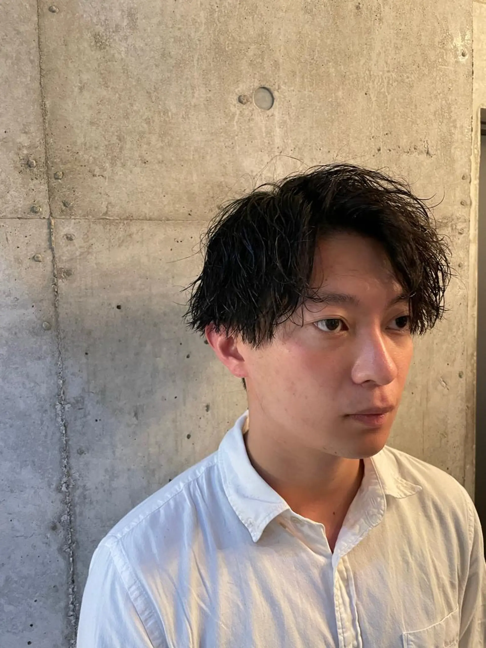 ショート パーマ メンズ カット パーマ トリートメント 🔥メンズ特化パーマ 🦖増田弘明🦖のヘアスタイル