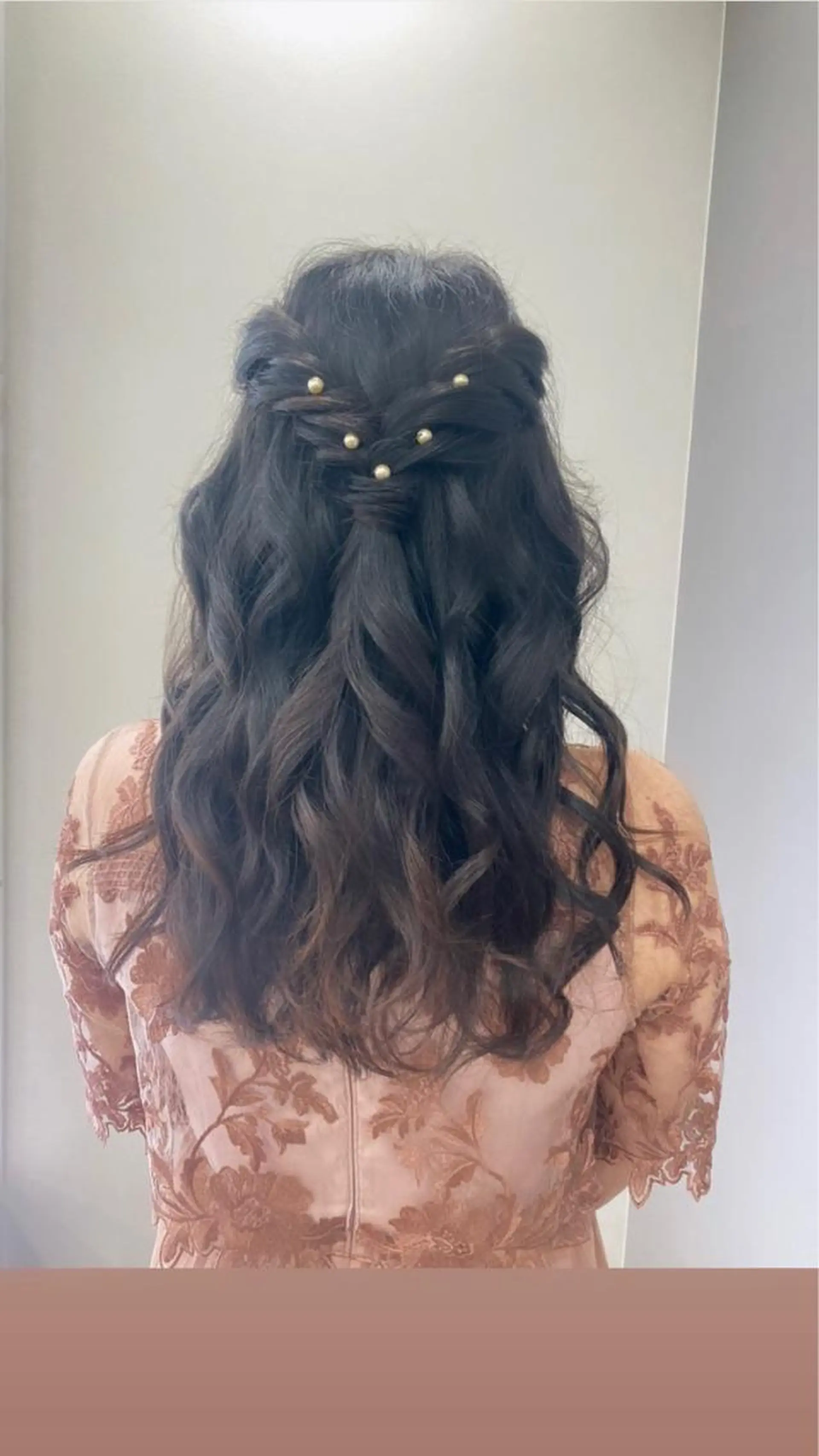 ロング ヘアアレンジ ハーフアップ ポニーテール 結婚式・ブライダル 簡単アレンジ 韓国風ヘア 韓国メイクサロン YUKINA東京のその他イメージ