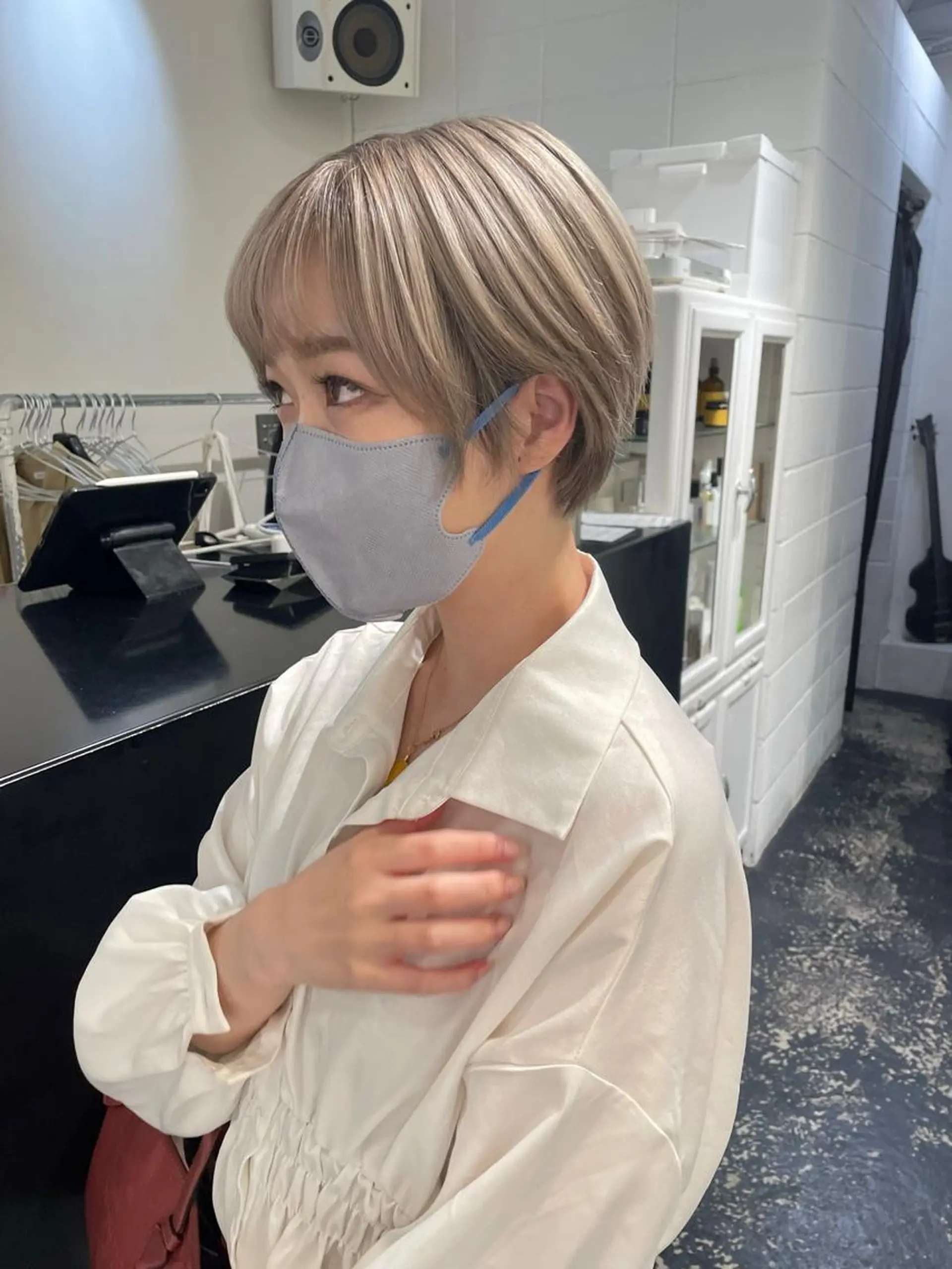 ショート カラー パーマ ヘアアレンジ メンズ キッズ ネイル マツエク・マツパ アイブロウ メンズバレイヤージュ メンズブリーチ メンズハイライト メンズハイトーン メンズインナーカラー カット ヘアカラー トリートメント 艶ハイトーン/ヘア アレンジAYAKAのヘアスタイル