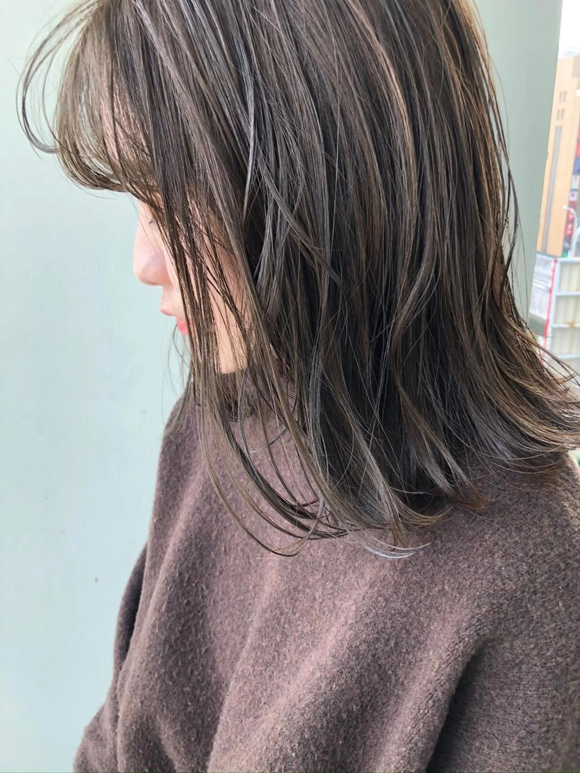 ミディアム カット ヘアカラー トリートメント 小澤大輔 YOLO hairのヘアスタイル