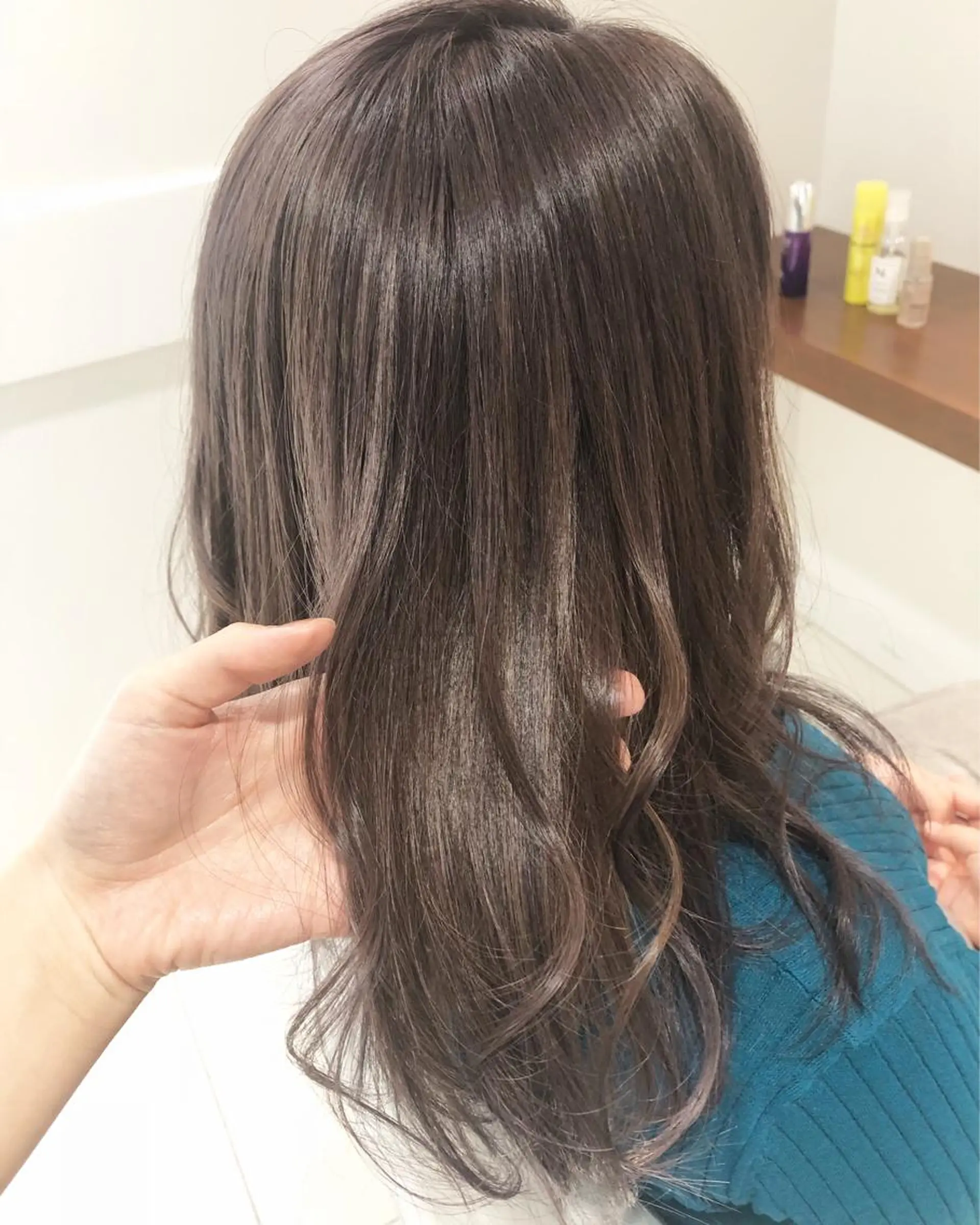 ロング ヘアカラー sano sayakaのヘアスタイル