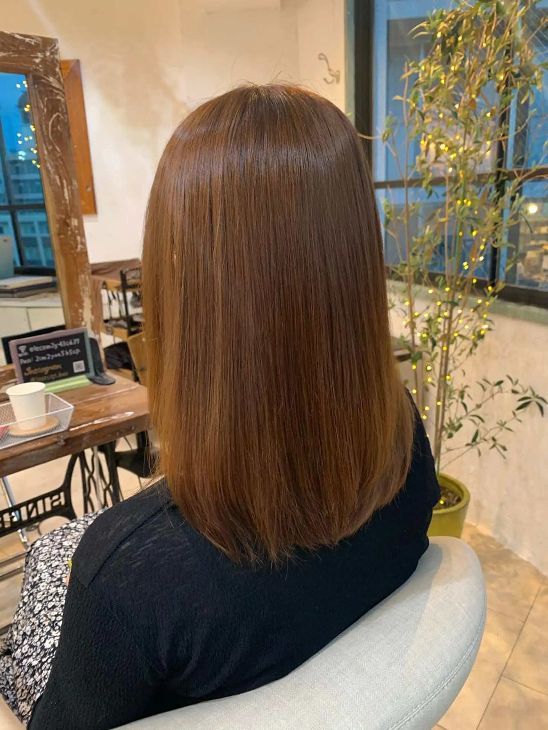 ミディアム 💛ハイトーン💛 りむのヘアスタイル