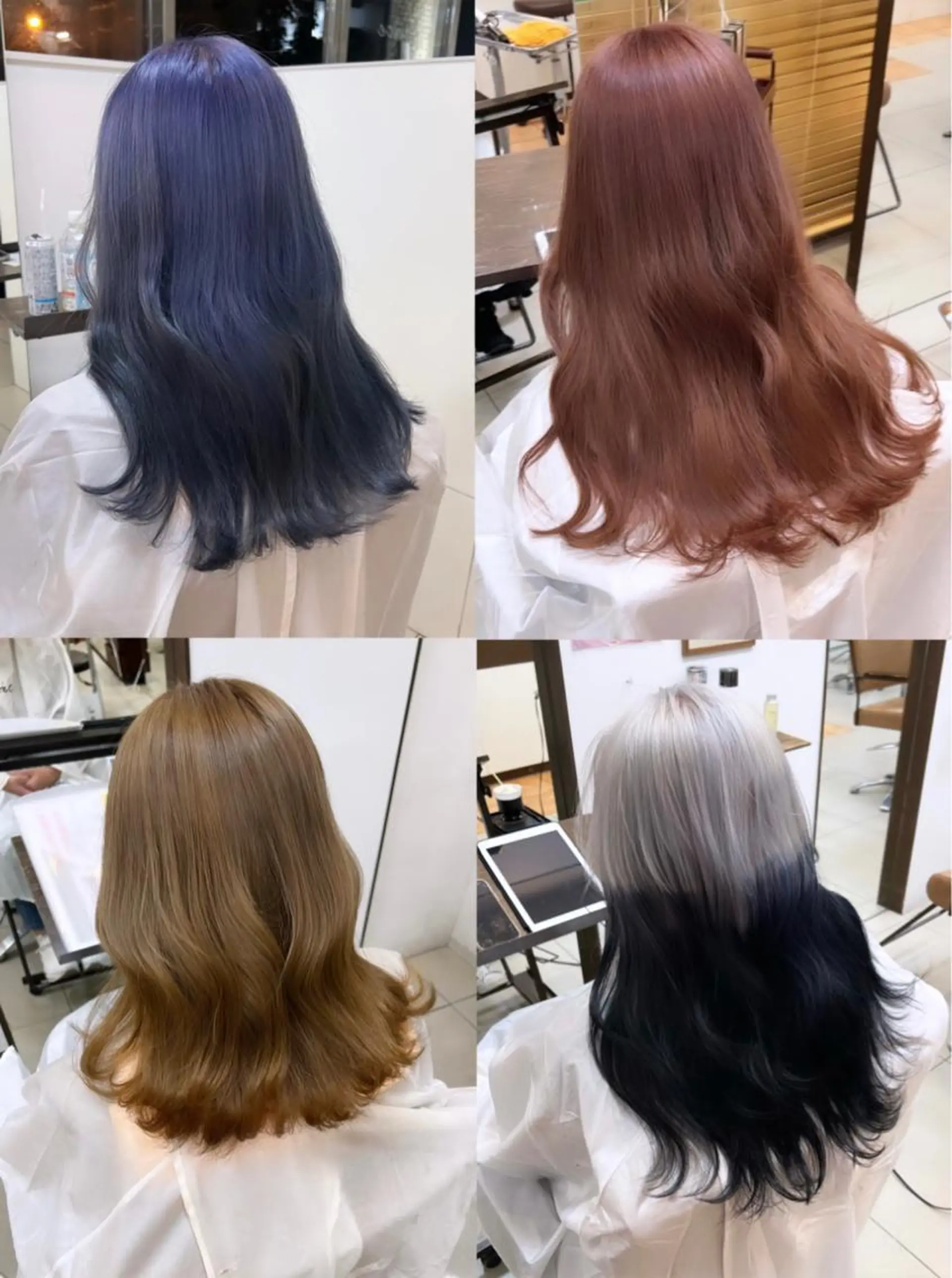 ロング カラー SOYONなんば店 ／韓国風のヘアスタイル