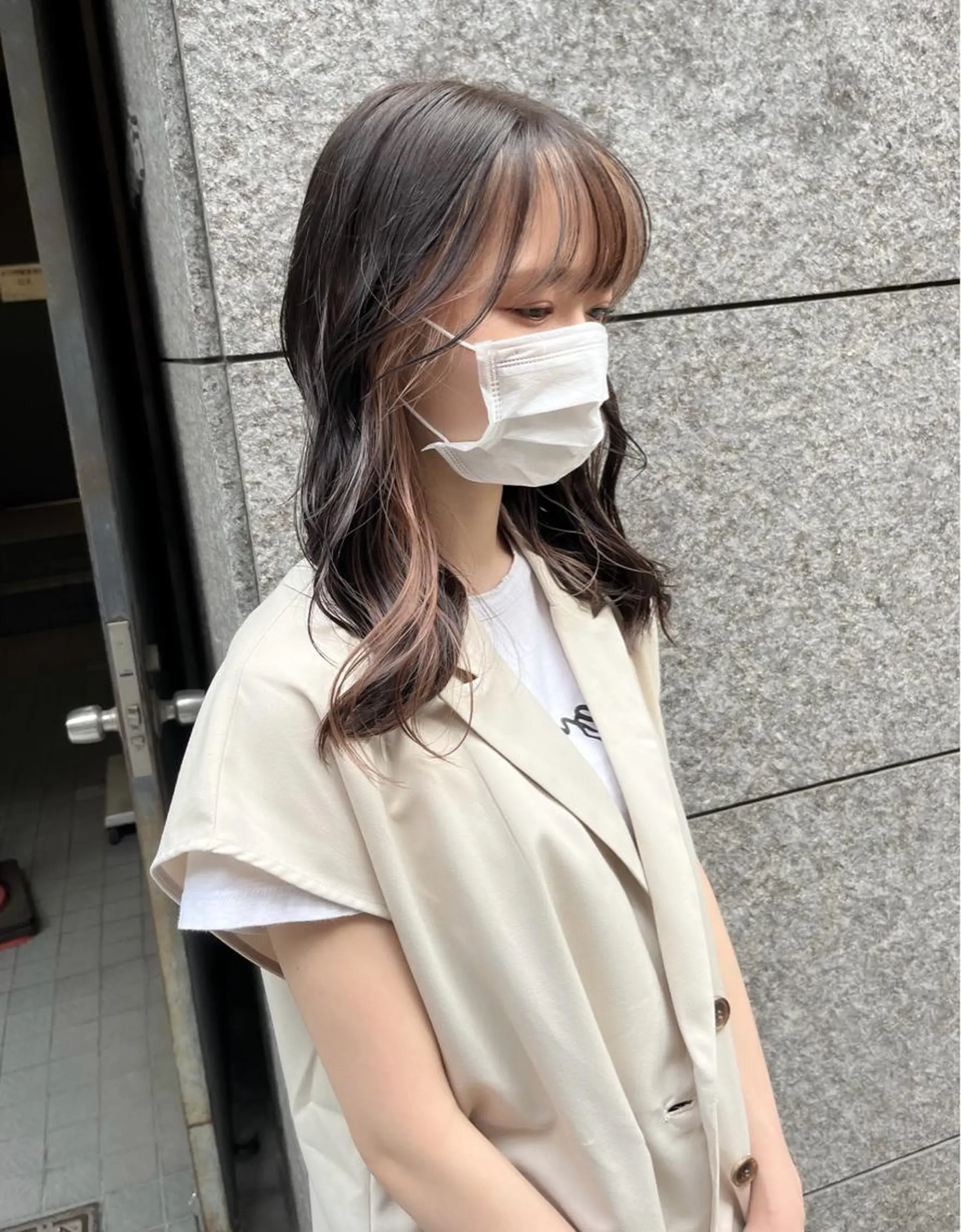 カラー ヘアカラー eNN『エン』所属・河原 楓樹のヘアスタイル