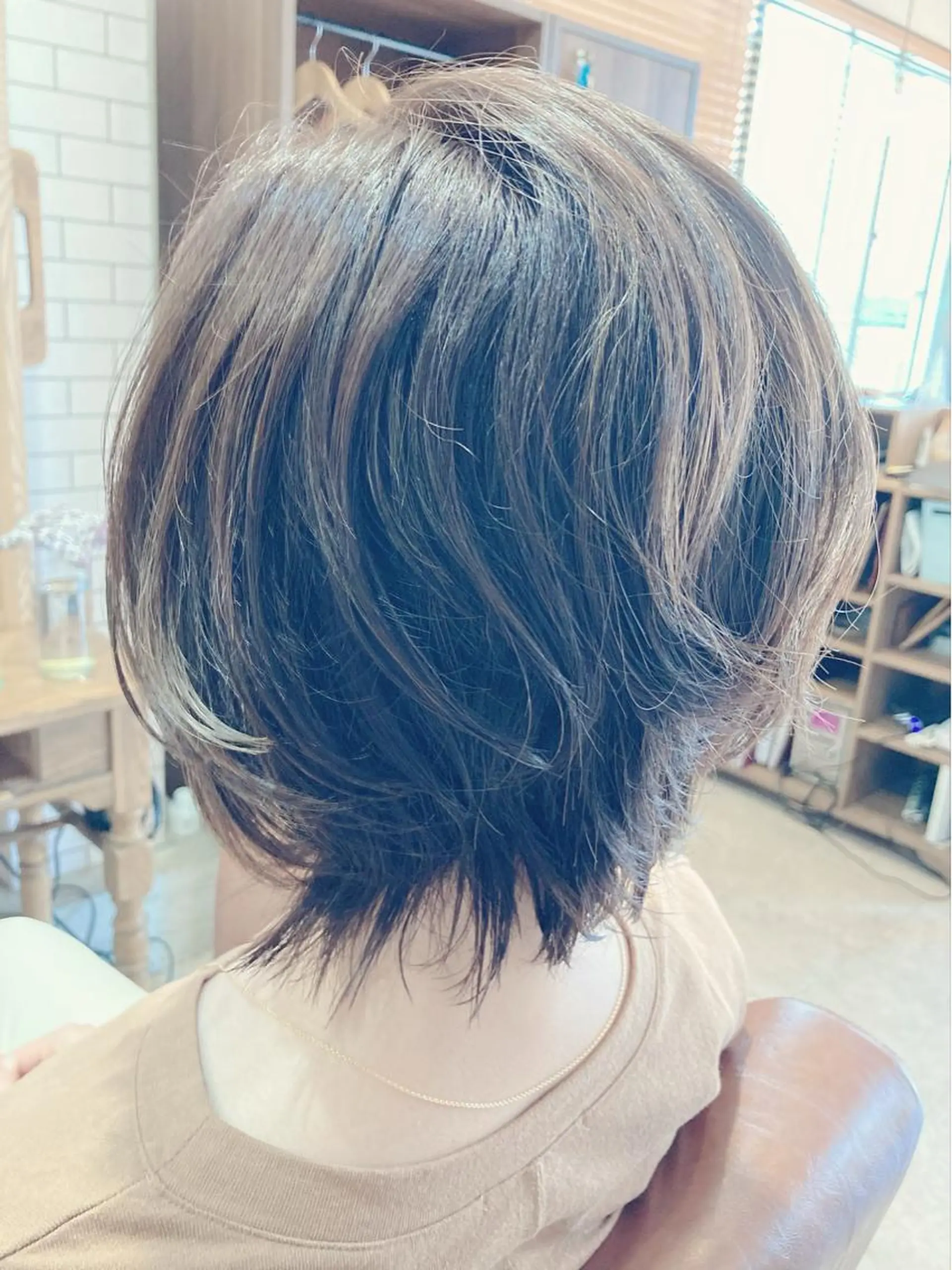 ショート カラー カット ヘアカラー トリートメント fossette okadaのマツエク・マツパデザイン