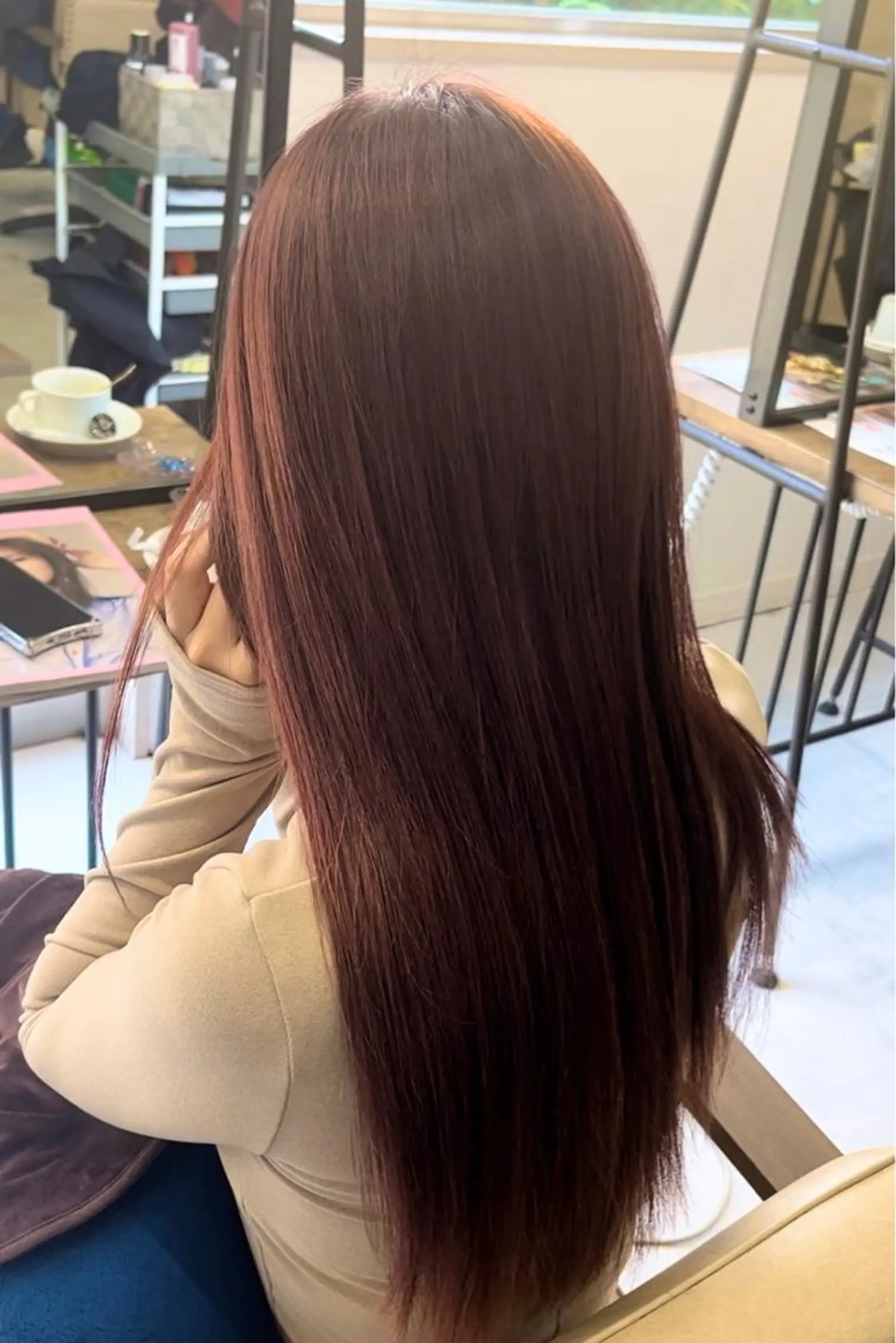 ロング 縮毛矯正/髪質改善 斉藤春のヘアスタイル