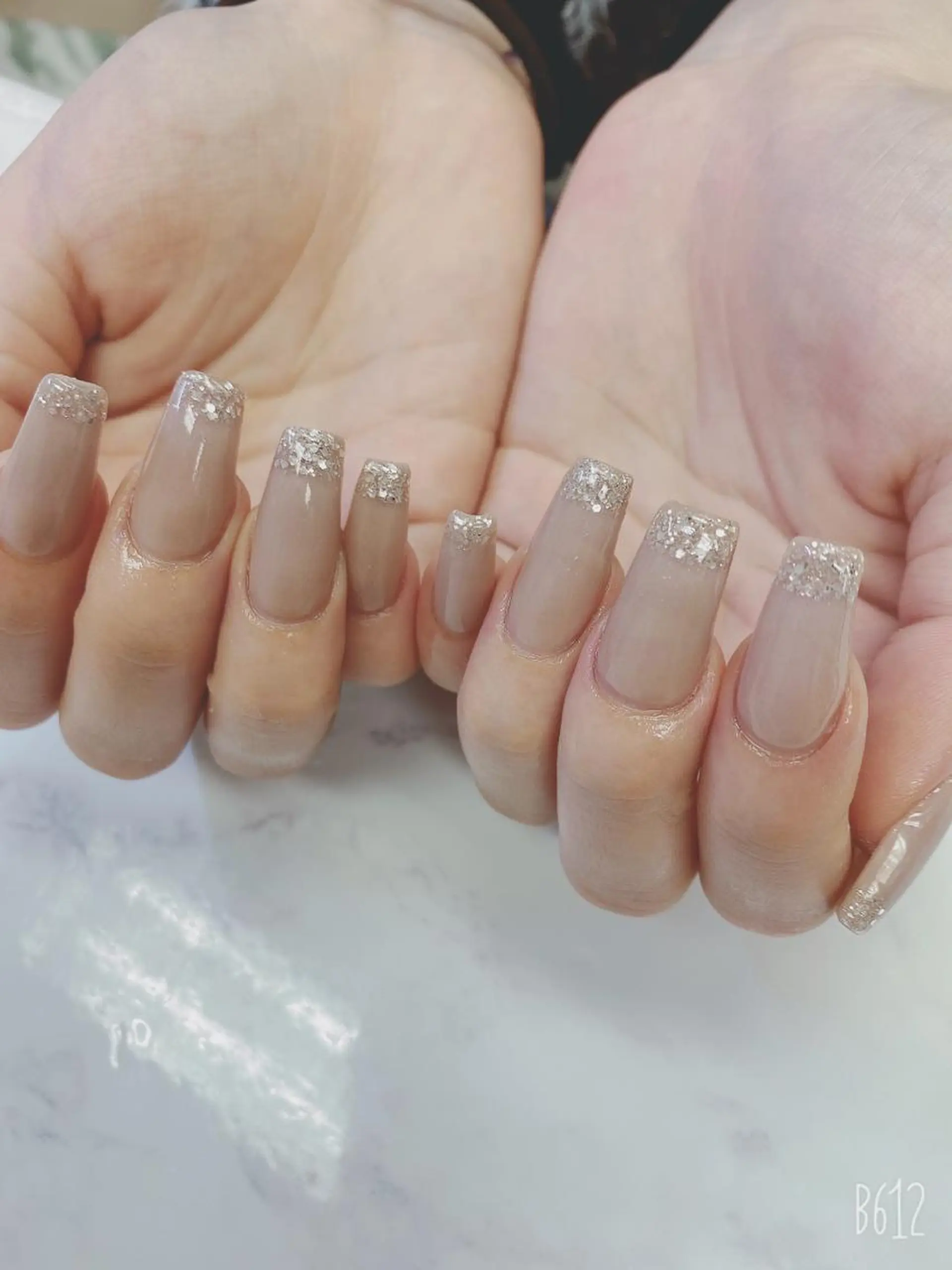 セミロング ハンドネイル JNA認定講師🌸 RIEのネイルデザイン