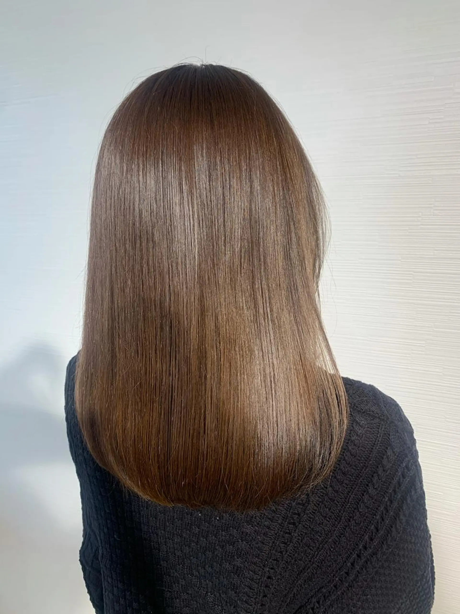 ミディアム カラー アクアカラー トリートメント ヘアカラー 縮毛矯正 トリートメント ✨髪のソムリエ✨ 岩川和生（店長）🦄のヘアスタイル