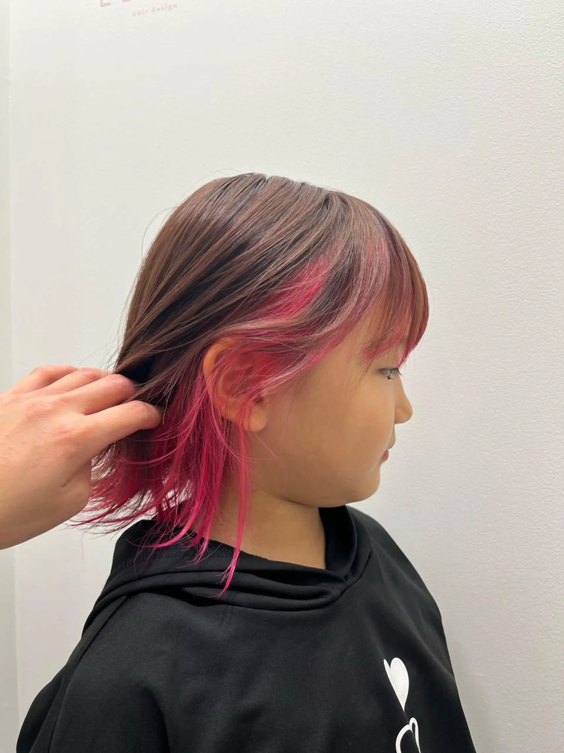 ミディアム カラー キッズ 💠西山果琳💠 マツパモデル募集のヘアスタイル