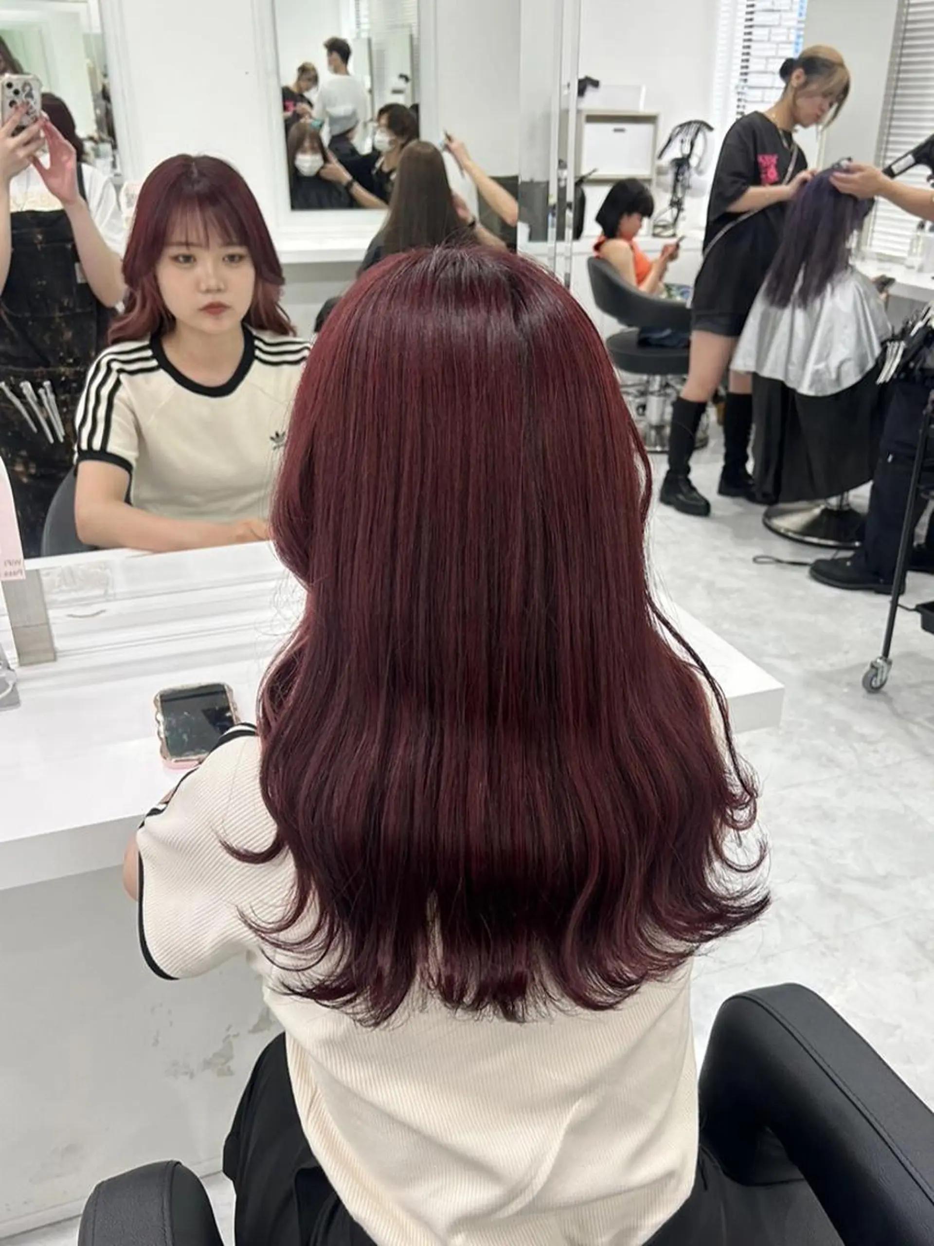 カラー 夏の暖色カラー💞 渋谷FRUITSのヘアスタイル