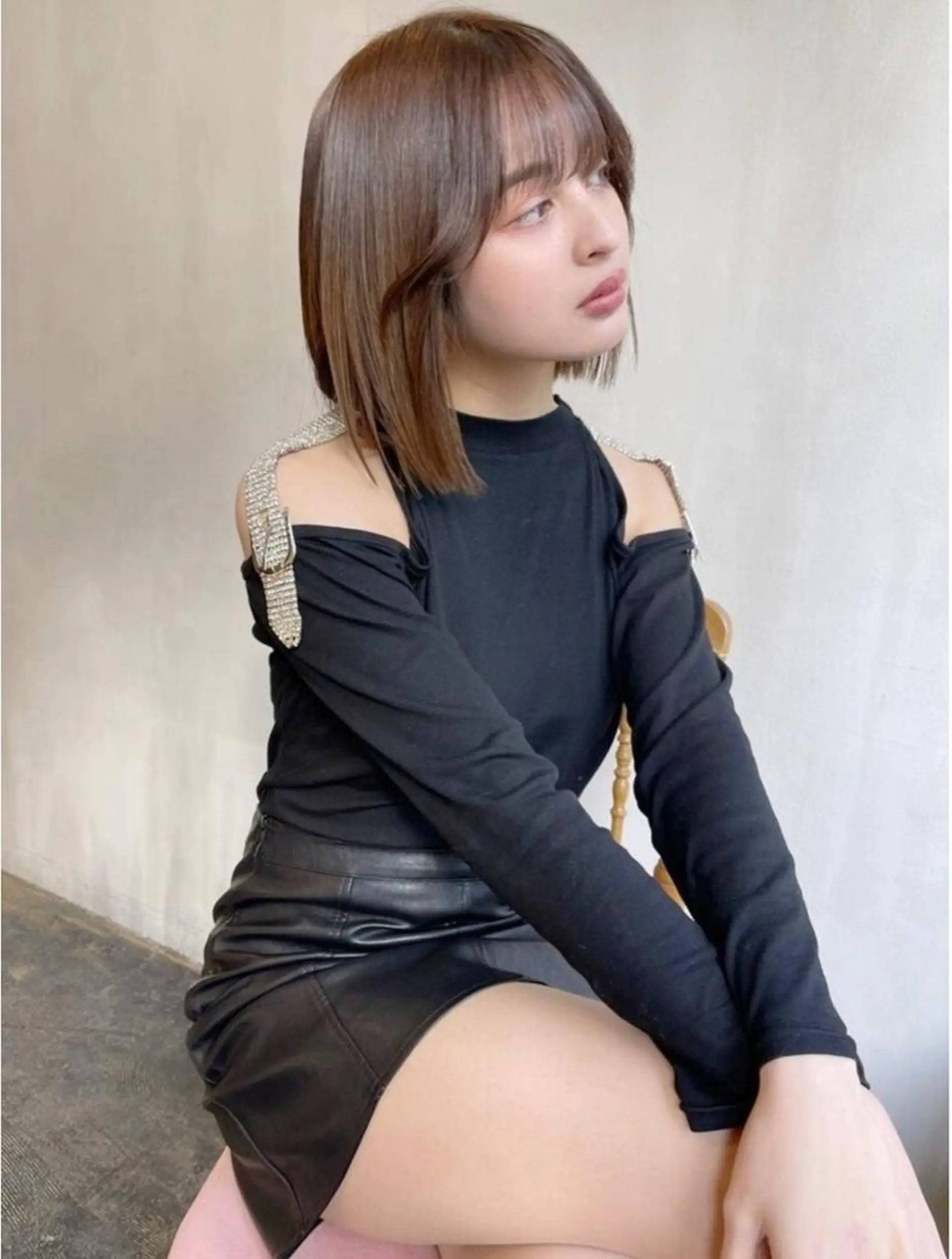 ミディアム カラー ヘアカラー トリートメント レイヤーカット 🪐REIKAのヘアスタイル