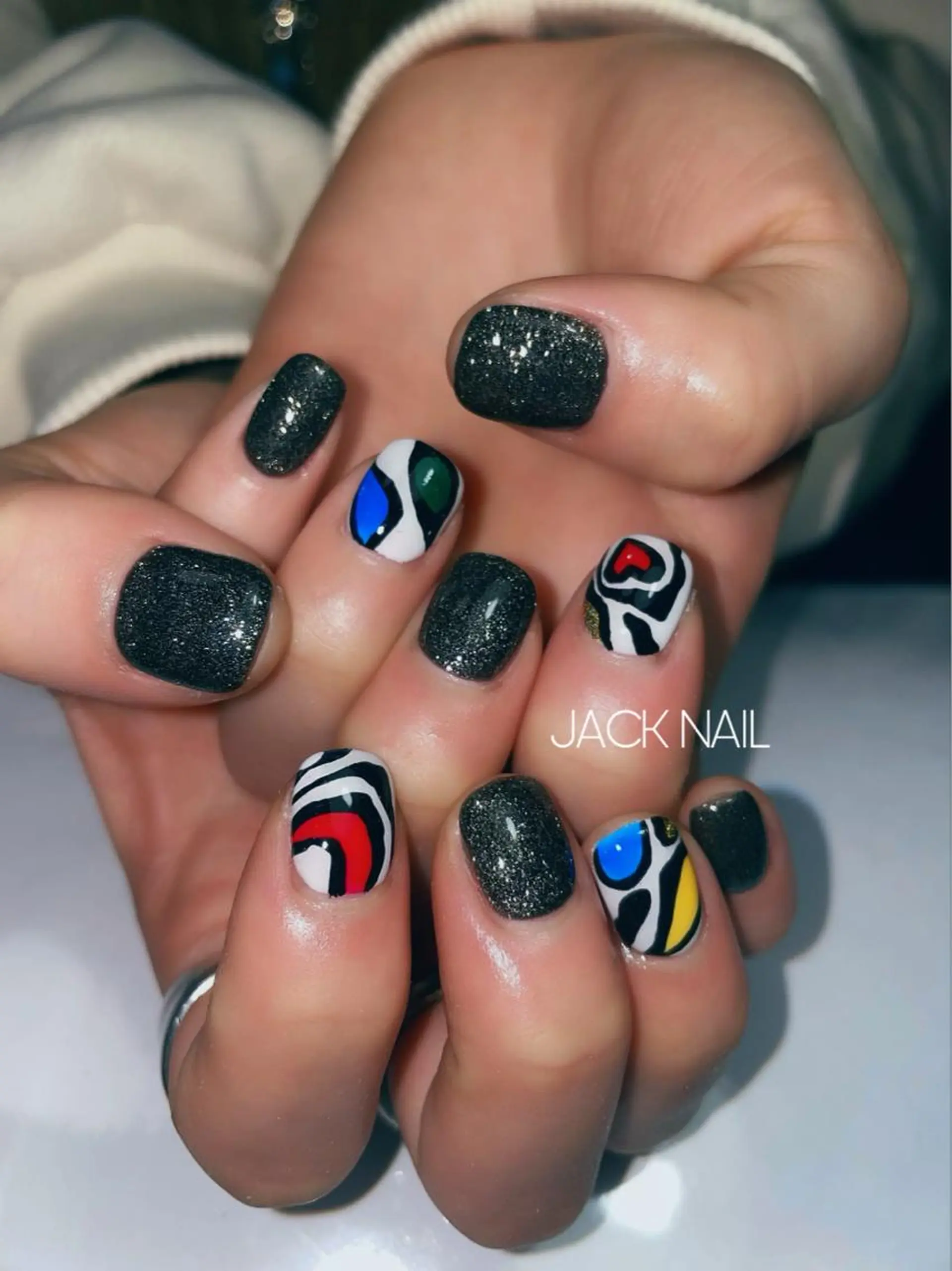 ネイル ハンドネイル JACK NAIL 💜Ayakaのネイルデザイン
