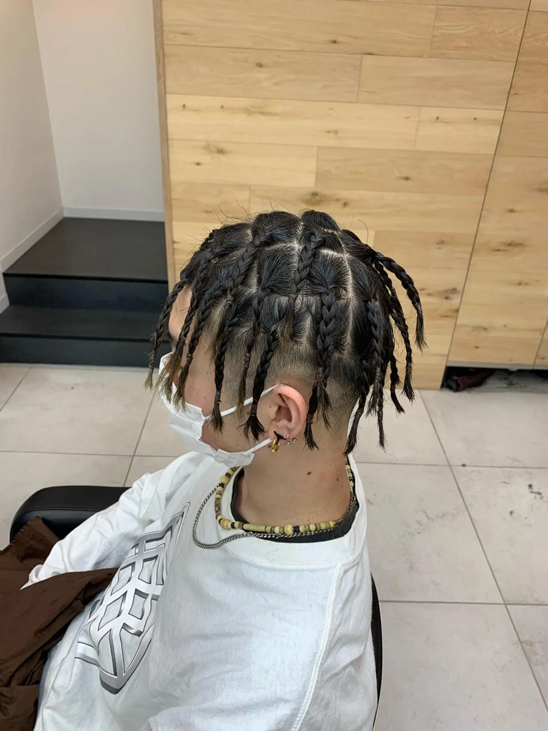 メンズ メンズブリーチ フェードカット メンズパーマ 学生（メンズ向け） スキンフェード エクステ ヘアセット L PLACE所属・L PLACE 丸山一希のヘアスタイル