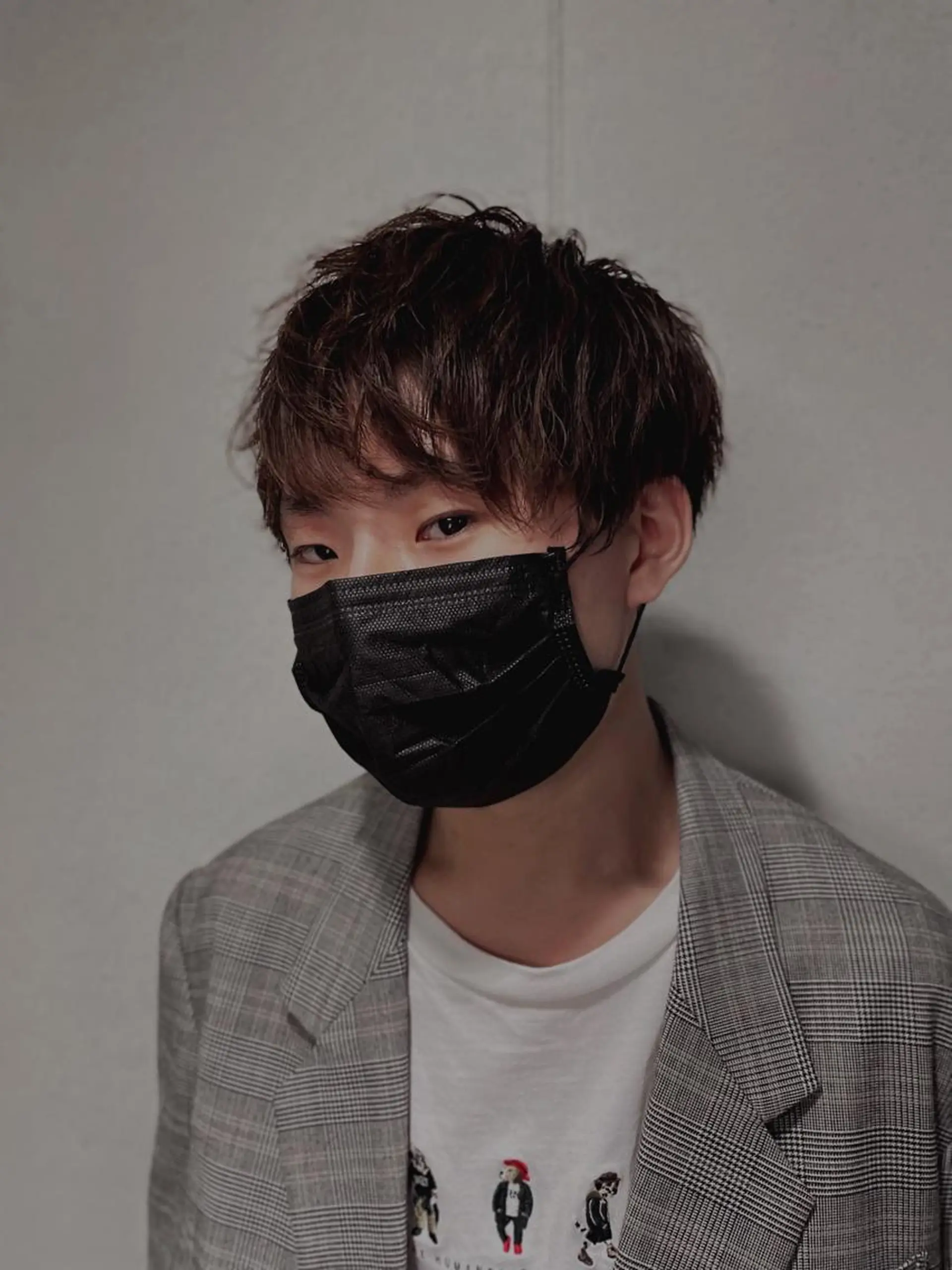 ショート パーマ ヘアアレンジ メンズ 坂尻 嘉珠也のヘアスタイル
