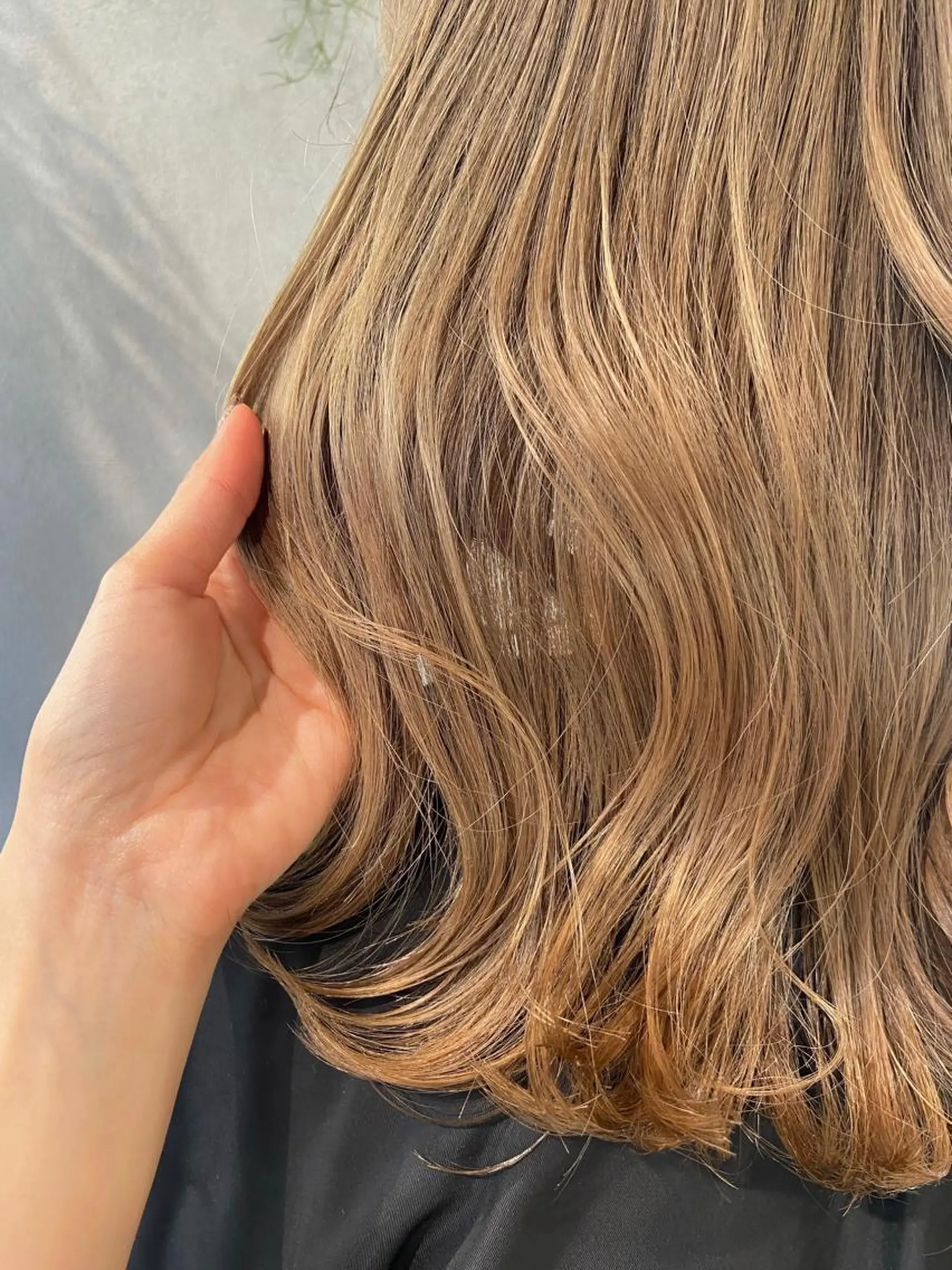 ミディアム カラー ベージュカラー ブリーチ ヘアカラー behov所属・柔らかハイトーン 🤎Tsubasaのヘアスタイル