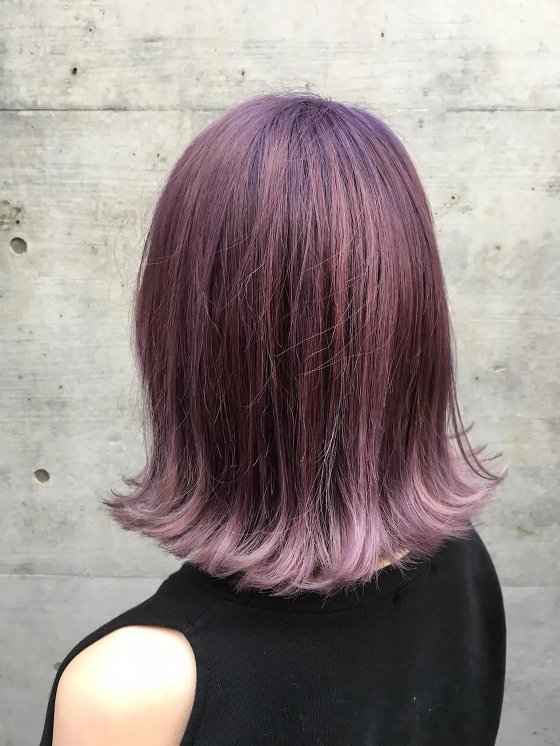 ミディアム カラー ヘアカラー ヘアセット 韓国ヘア🤍髪質改善 🇰🇷AKANEのヘアスタイル