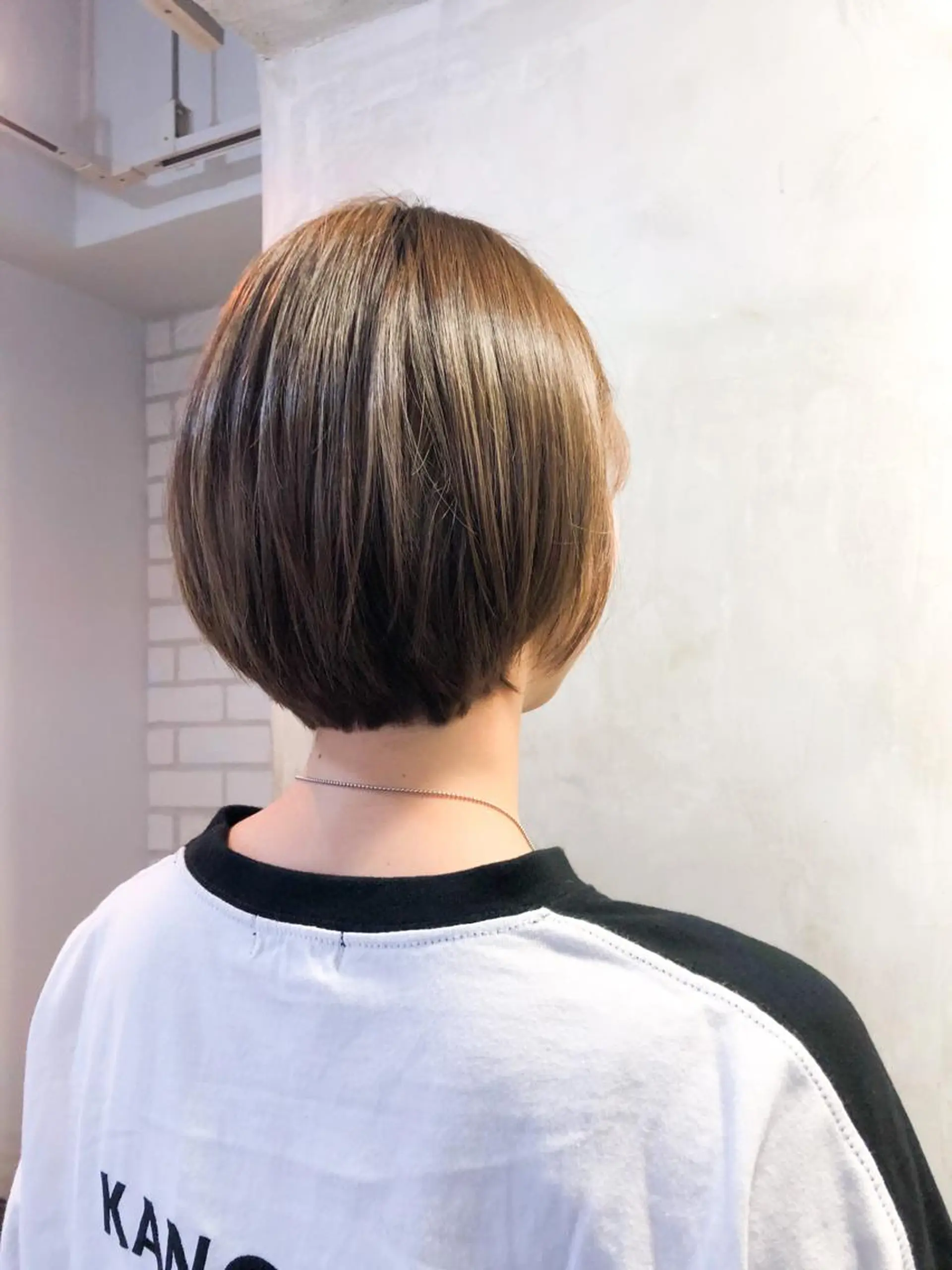 ショート ボブ×縮毛矯正 ryotaのヘアスタイル