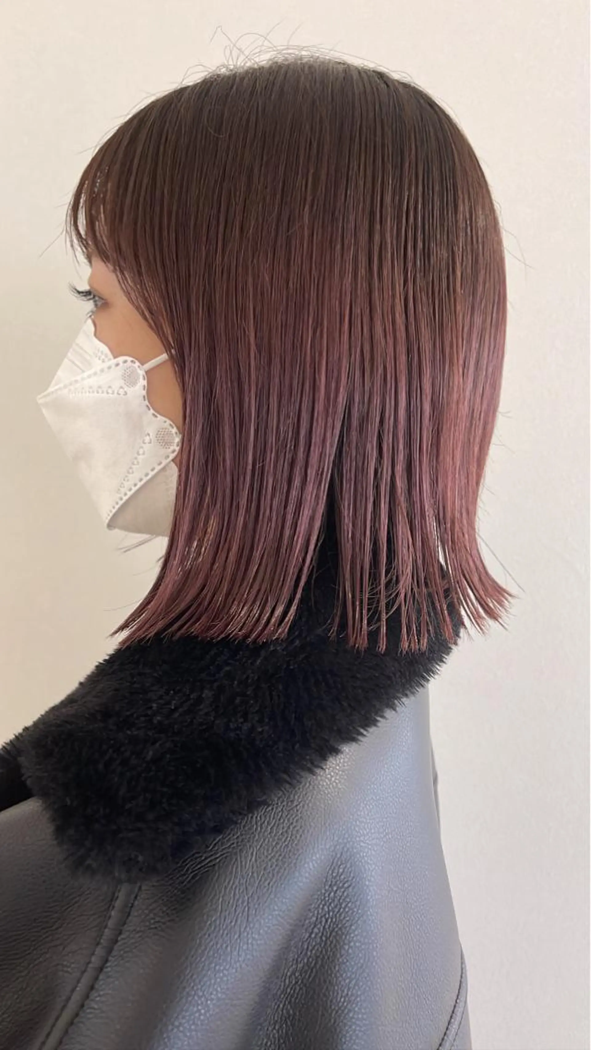 ミディアム カラー oma　袮次金 鈴香のヘアスタイル