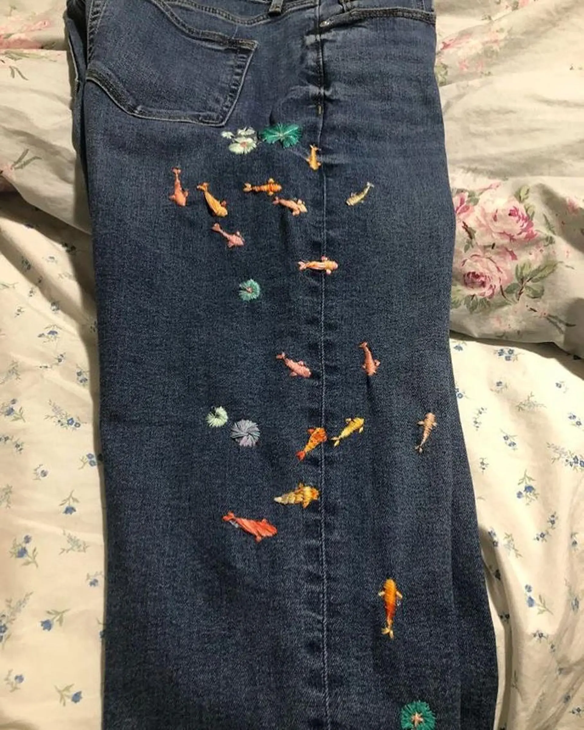 セミロング カラー パーマ ヘアアレンジ メンズ キッズ デザインカラー 原宿/キシタのヘアスタイル