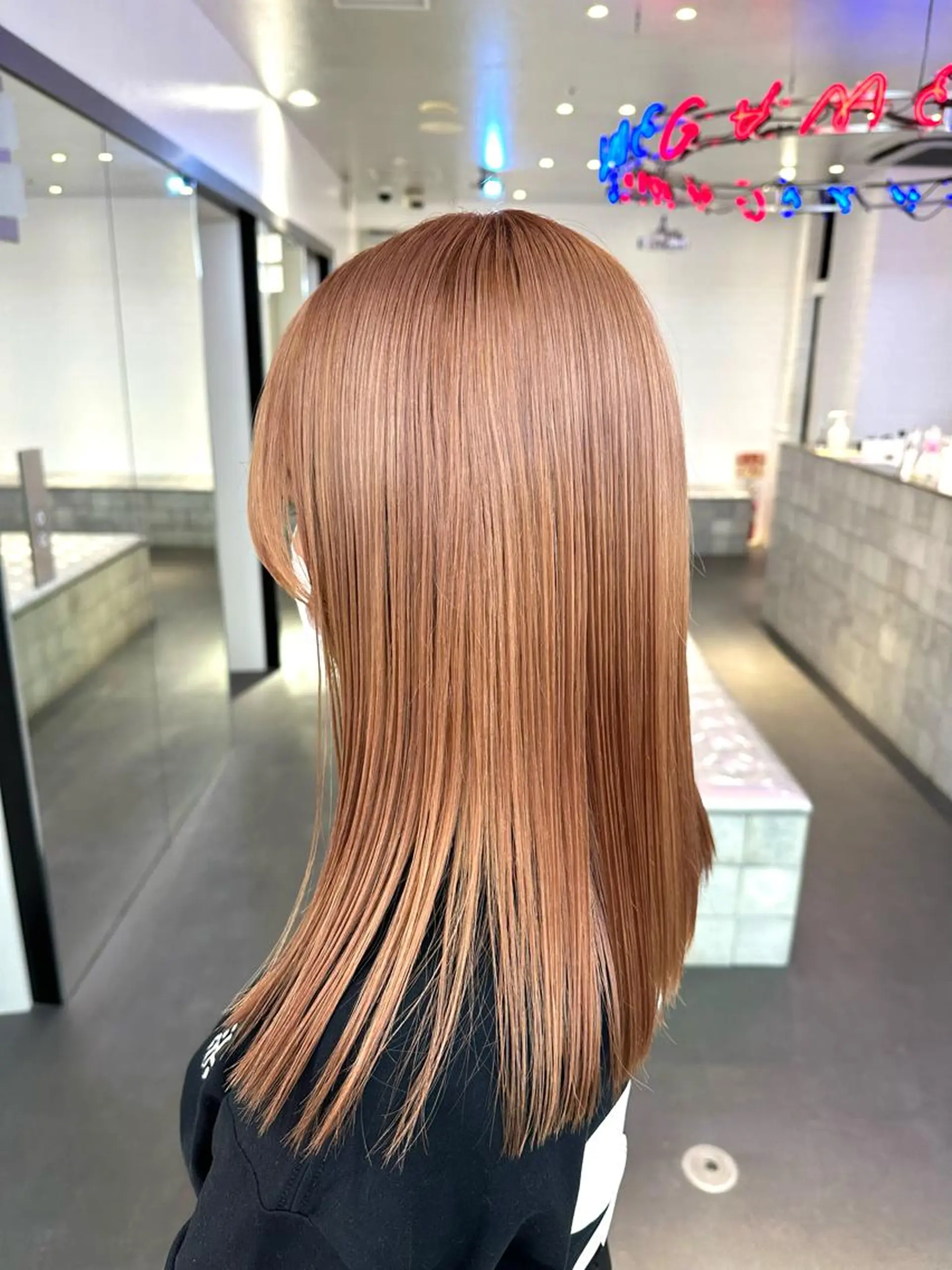 ミディアム カラー カット ヘアカラー 🌈ベージュ艶髪🌈 ボブ/ユウトのヘアスタイル