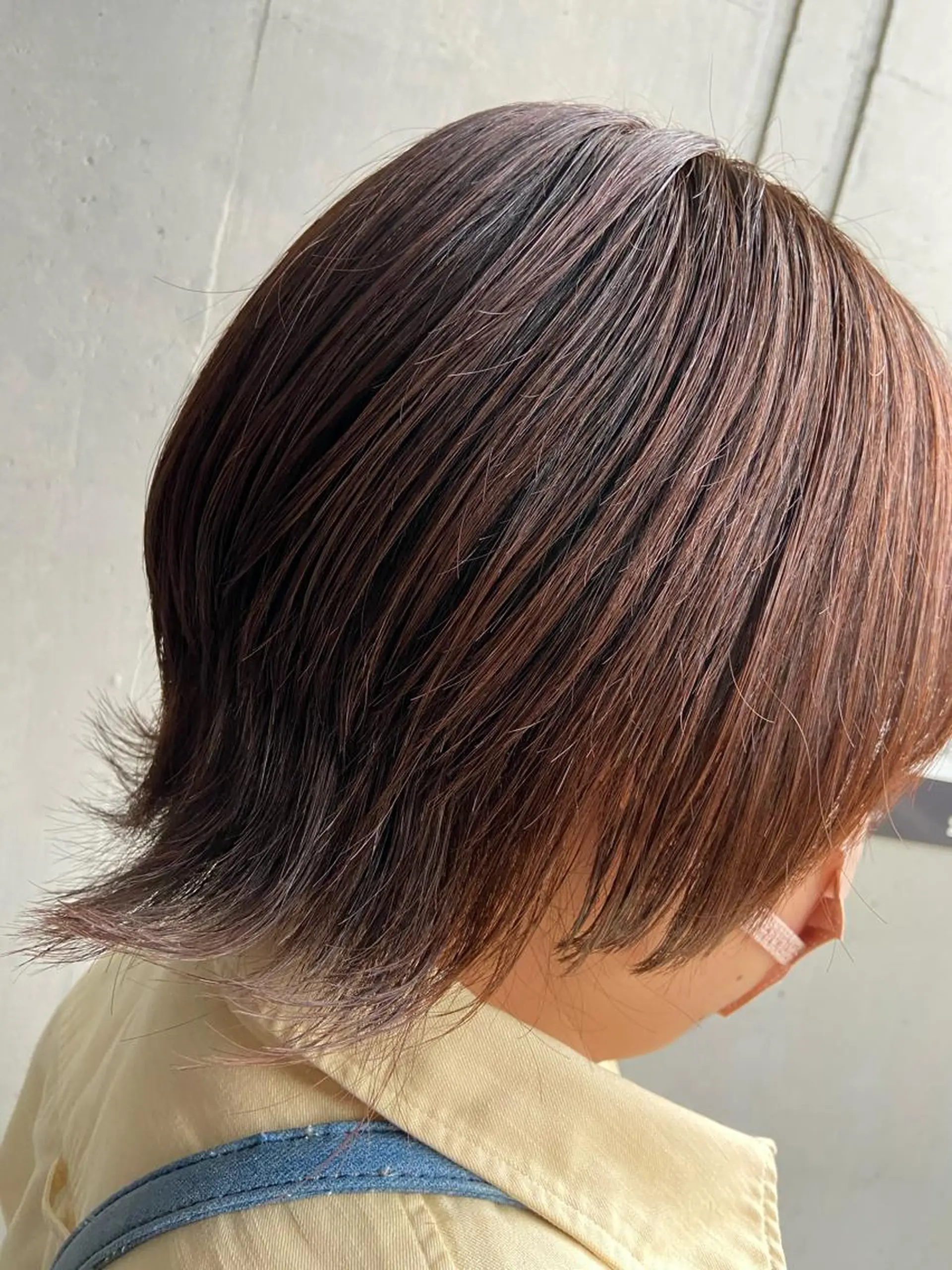ショート カラー ベージュカラー くびれヘア カット ヘアカラー Glanzhair 🫧‪菊池柊真🫧のヘアスタイル
