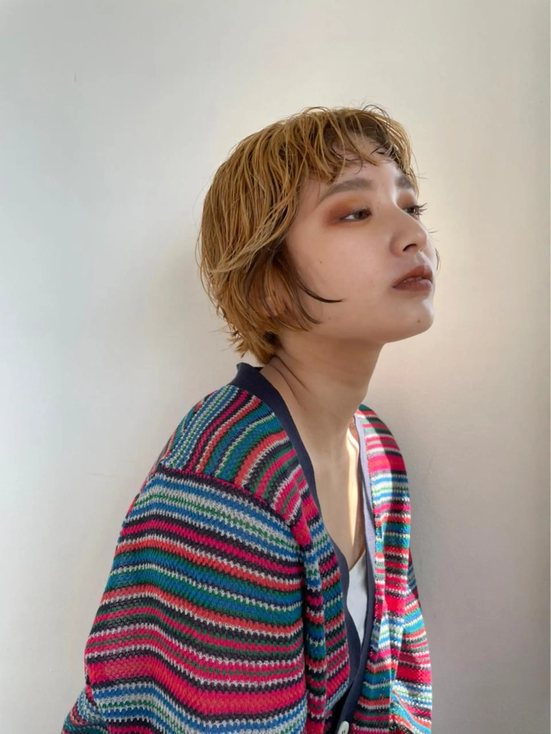 ショート 実力派スタイリストの 完全無料パーマのヘアスタイル