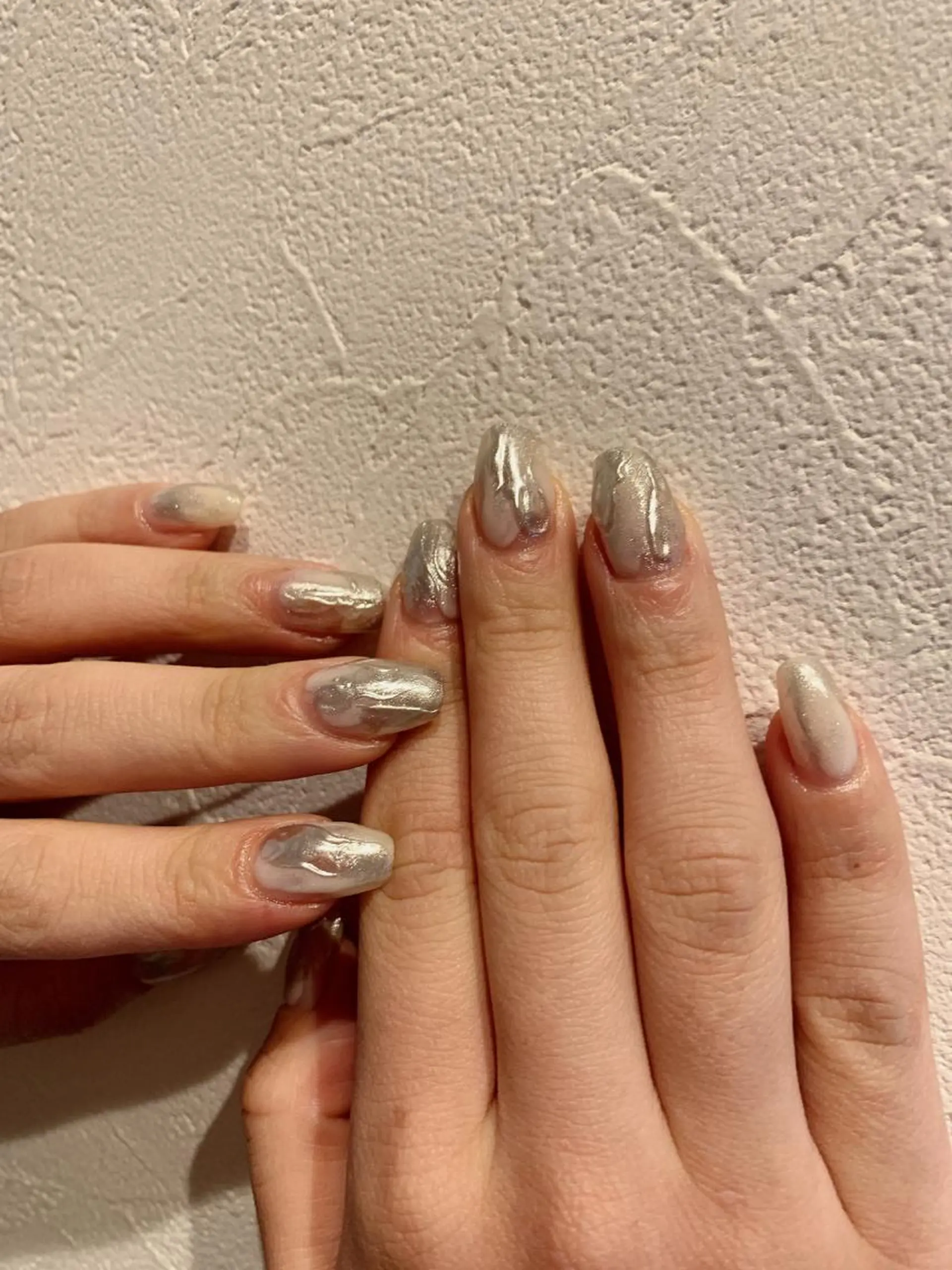 ネイル ミラーネイル 北川 恭子のネイルデザイン