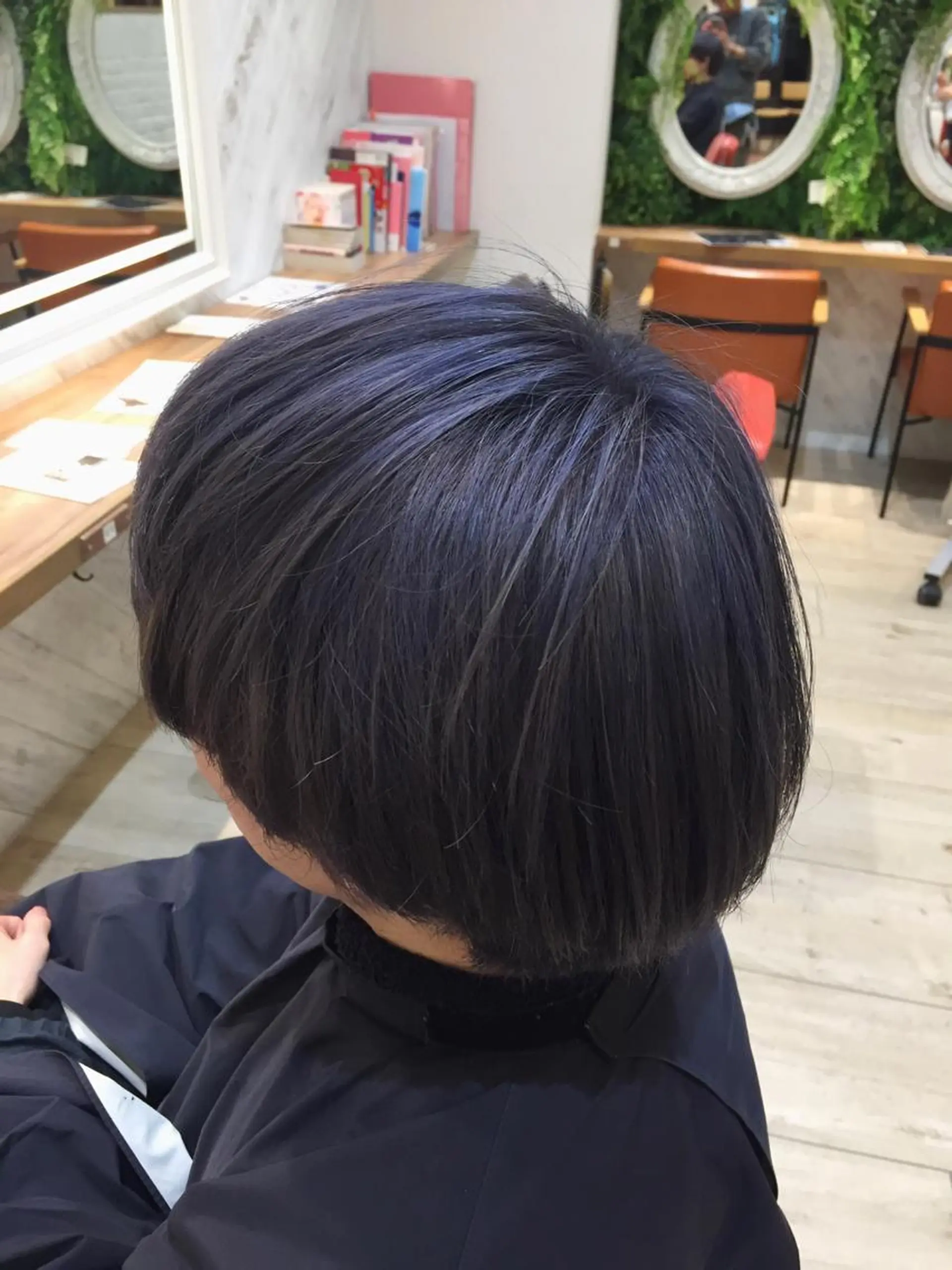 ミディアム カラー メンズ パープルカラー 吉岡 三四朗のヘアスタイル