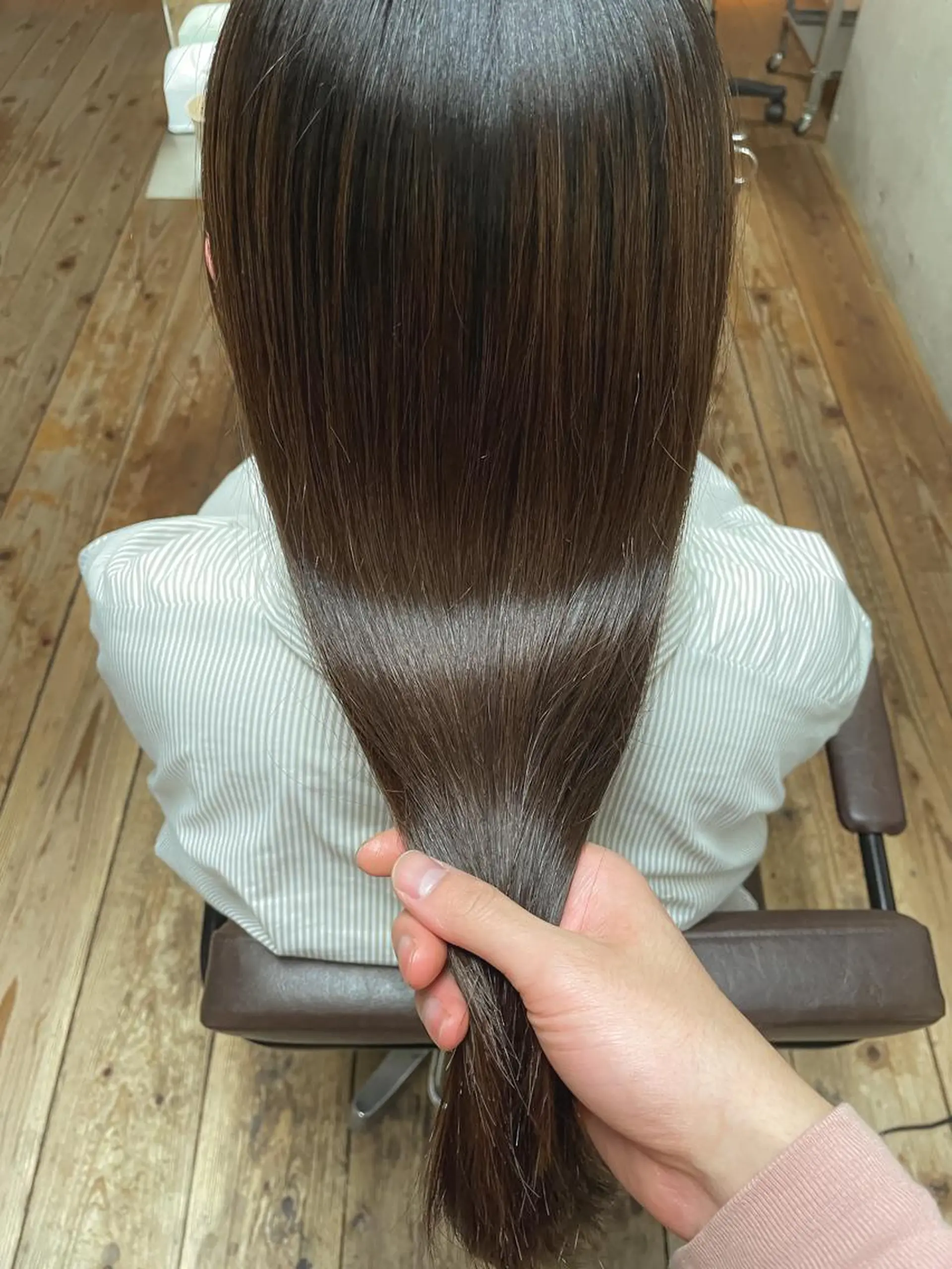 ロング 髪質改善 縮毛矯正 トリートメント 縮毛矯正 ROUTE KOUTAのヘアスタイル