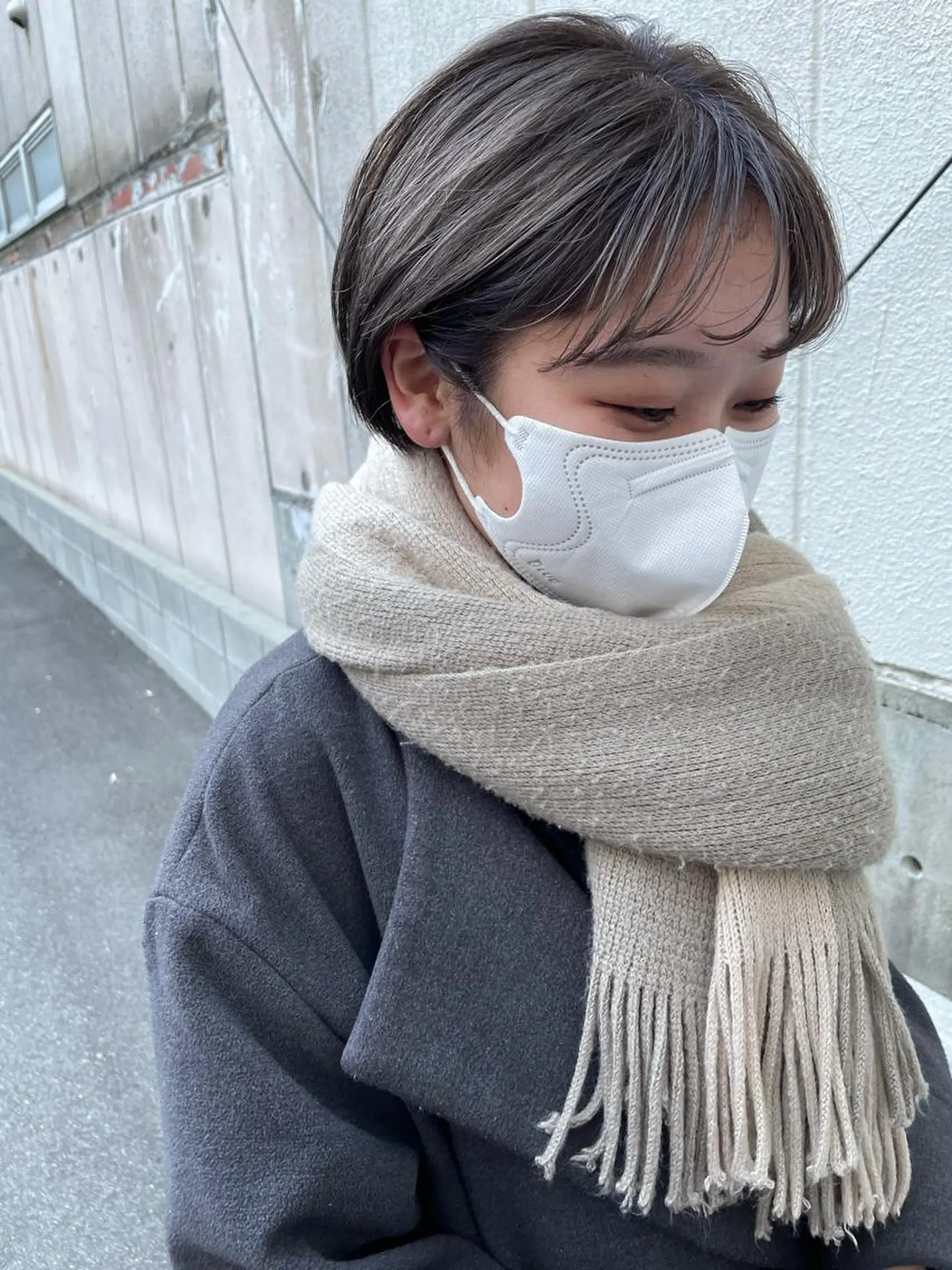 ショート カット ヘアカラー トリートメント さの あやねのヘアスタイル