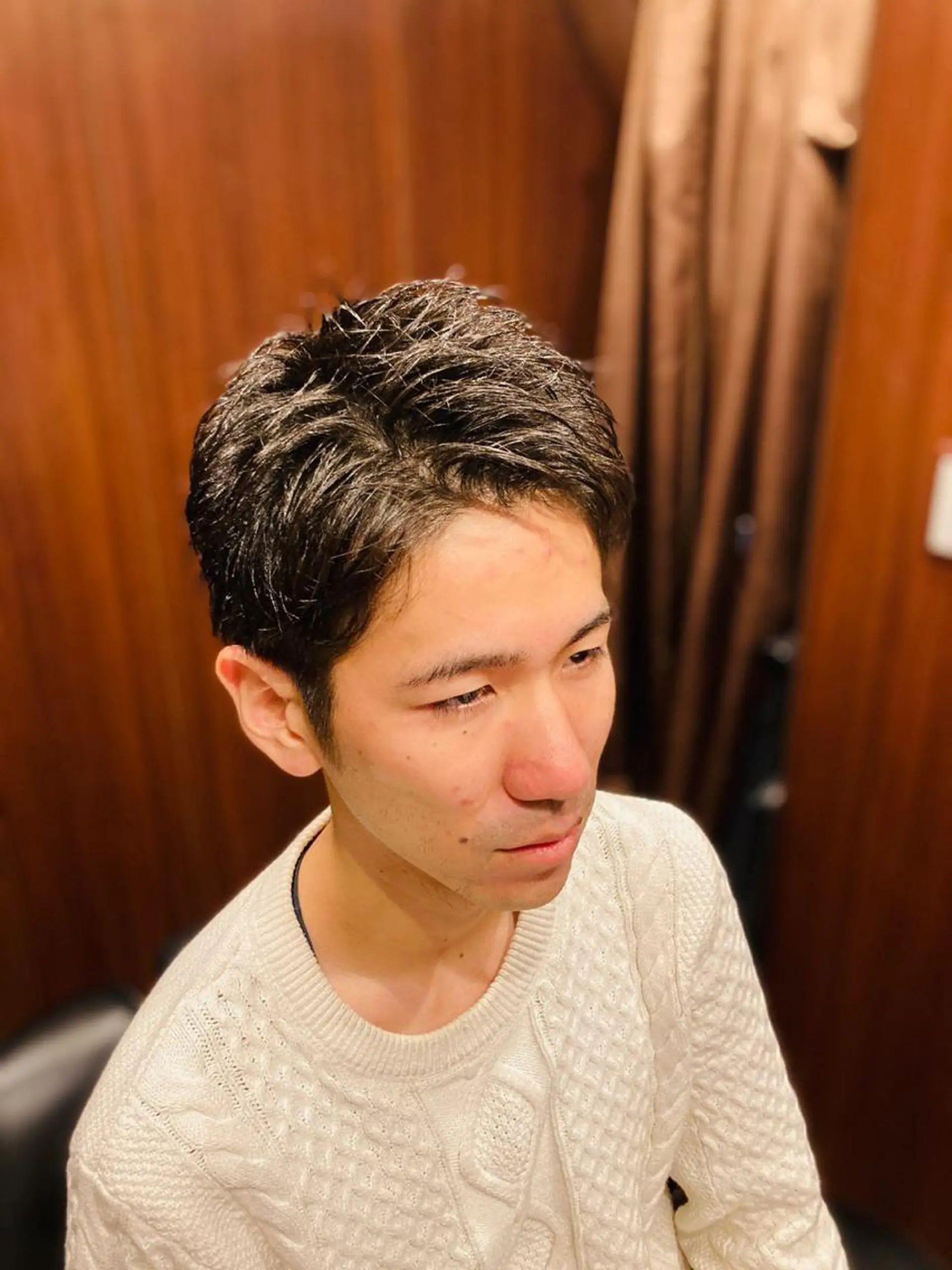 ショート メンズ ブロー東京　有楽町店所属・TAKUMI/銀座/ ビジネス/フェードのヘアスタイル