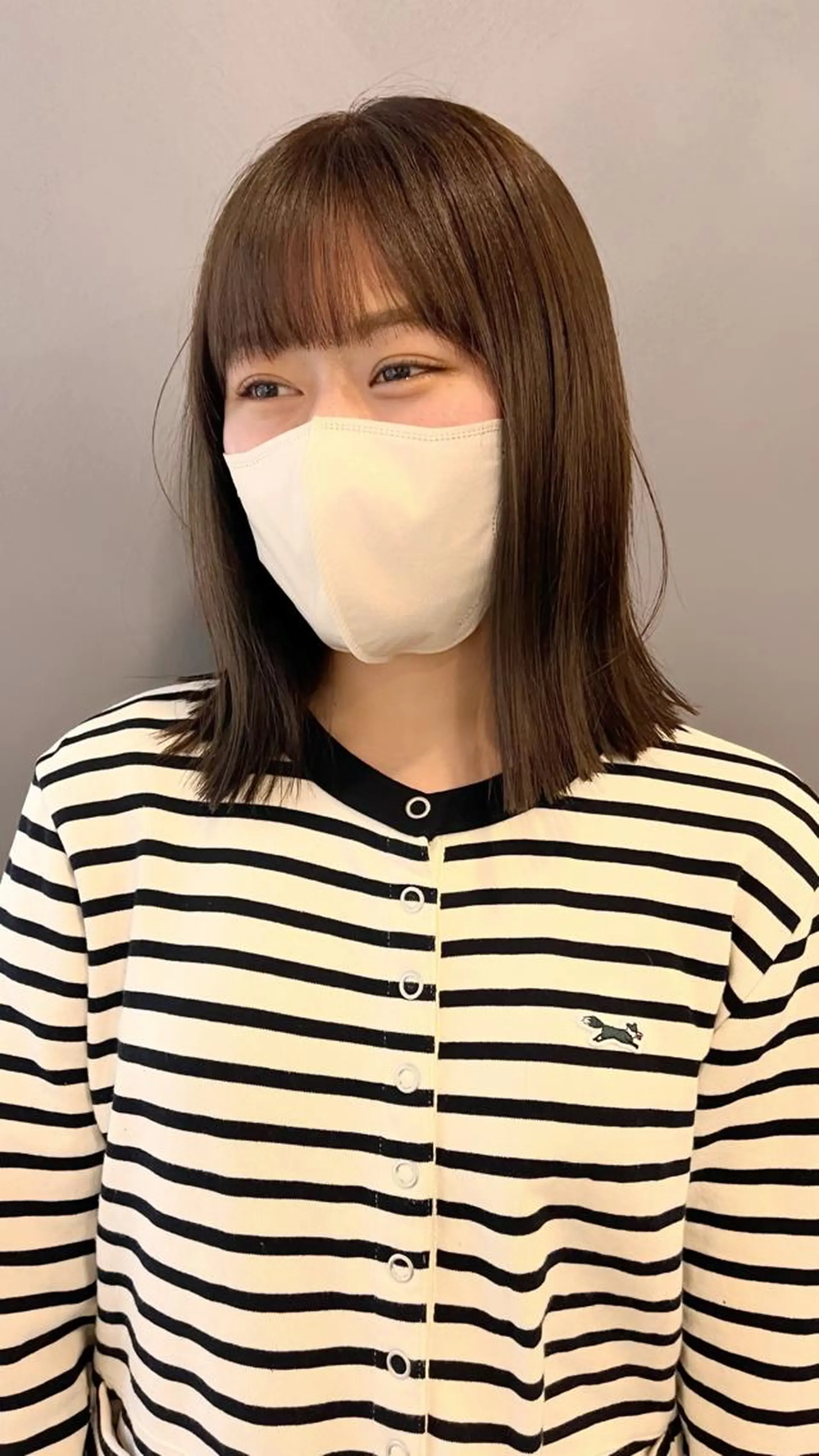 ミディアム KOCHAB 中村穂風のヘアスタイル