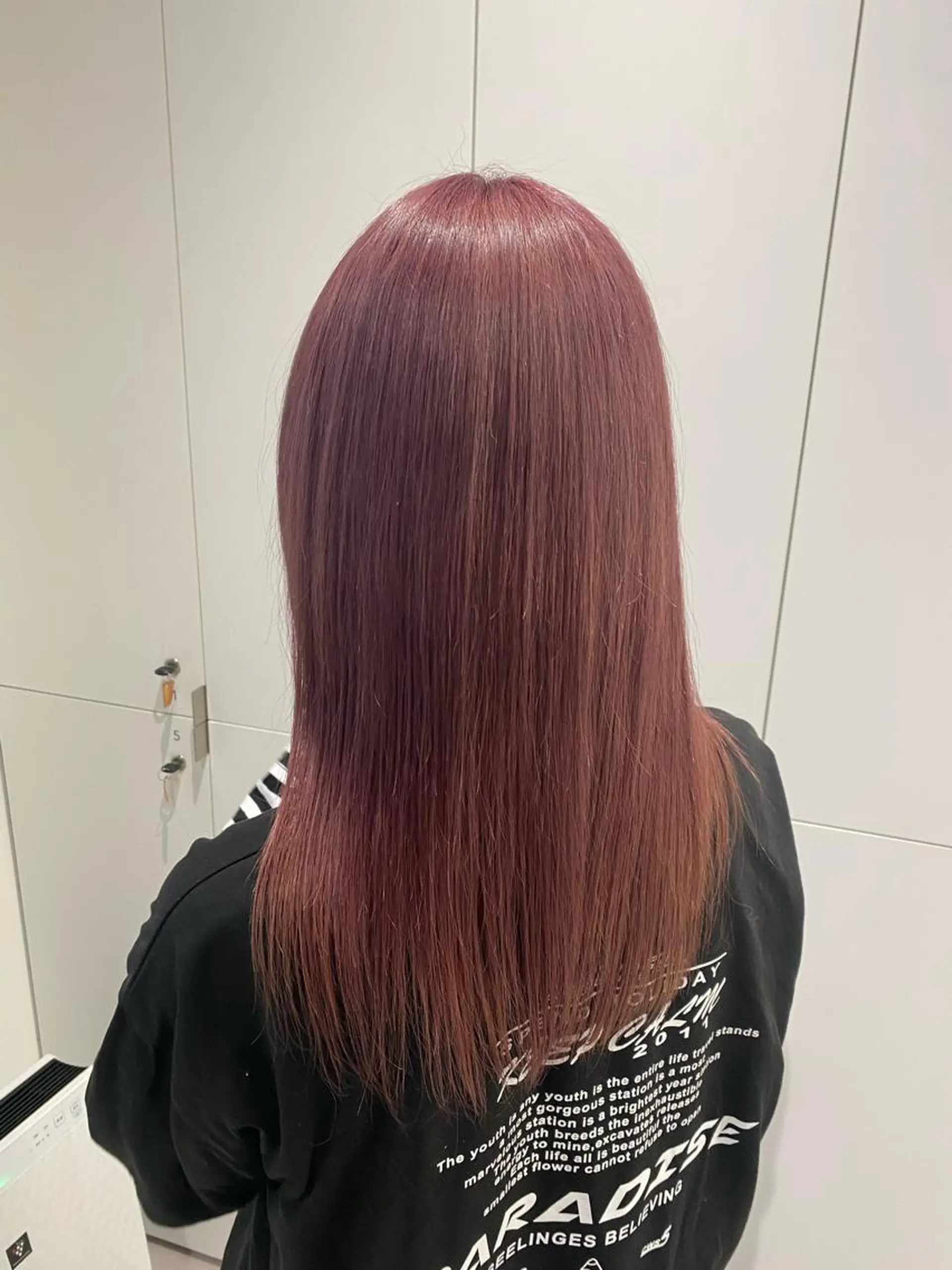 ロング カラー ベージュカラー ピンクカラー ピンクベージュ ヘアカラー トリートメント 無料カット募集中🌷 ちひり𓂃𓈒♡‪のヘアスタイル