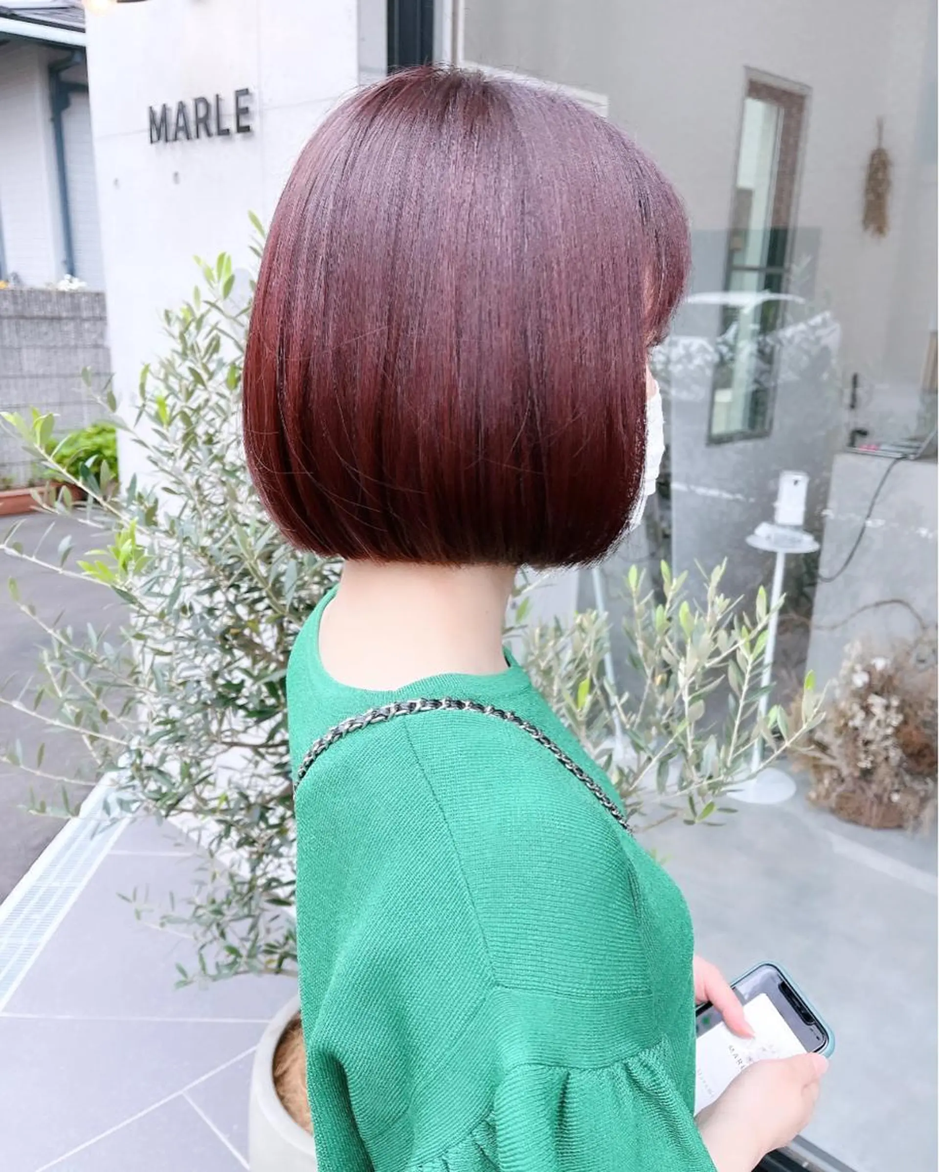ショート ボブ カット ヘアカラー MARLE所属・MARLE 都島 マユミのヘアスタイル