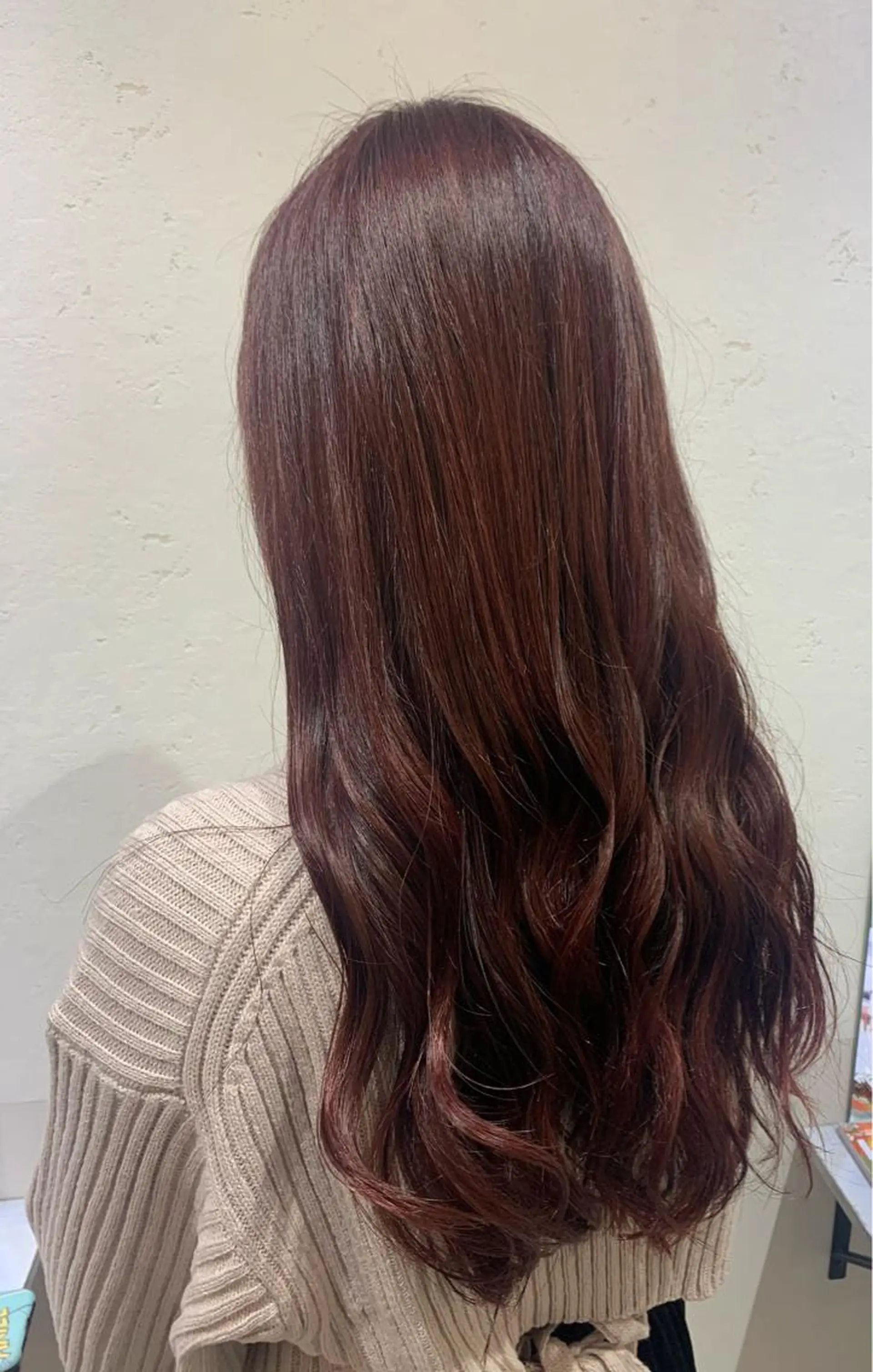 ロング カラー ブラウンカラー ピンクカラー ピンクブラウン ヘアカラー Gisel みらののヘアスタイル