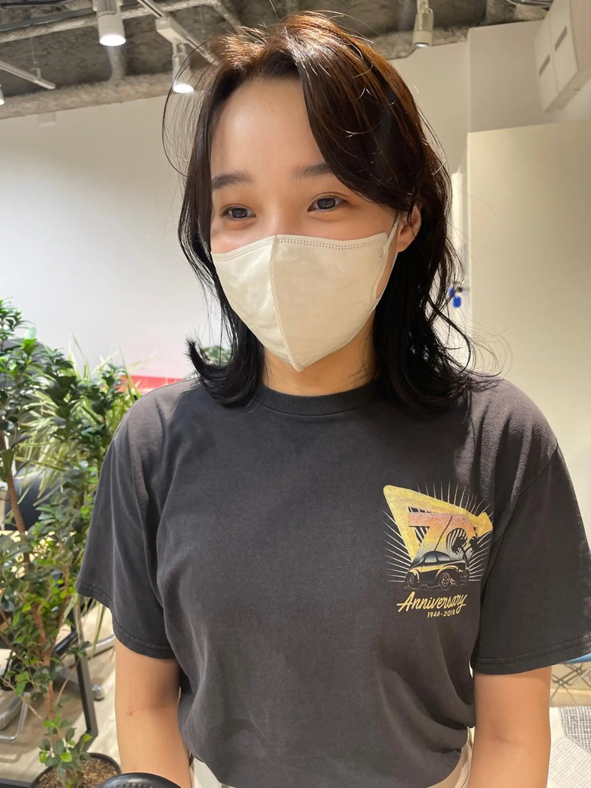 ミディアム カラー パーマ ヘアアレンジ ネイル マツエク・マツパ アイブロウ 当日予約OK!! メンズカット/カラーのヘアスタイル