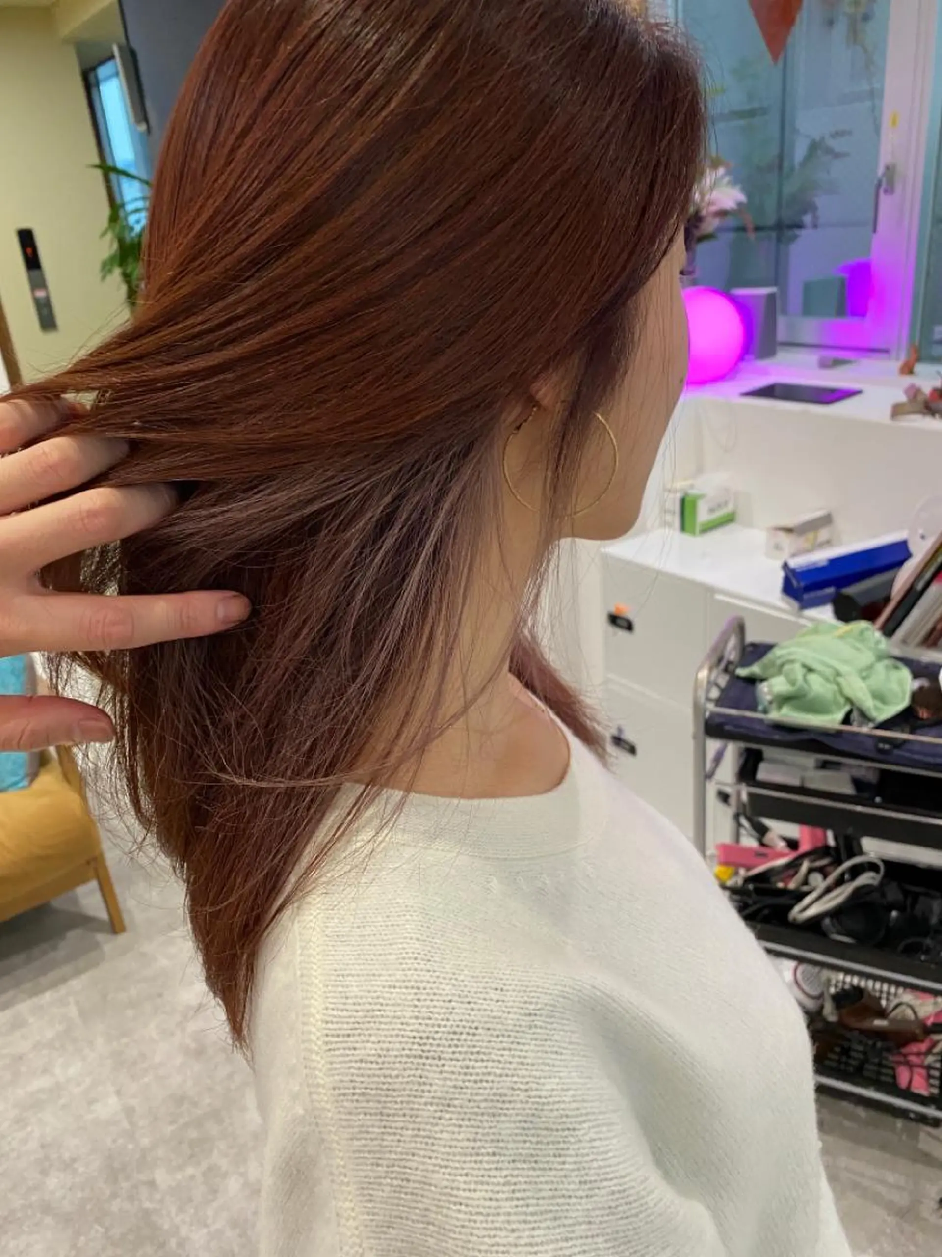 ミディアム カラー ヘアカラー JILBLAN京都 ショート/ハイライトのヘアスタイル