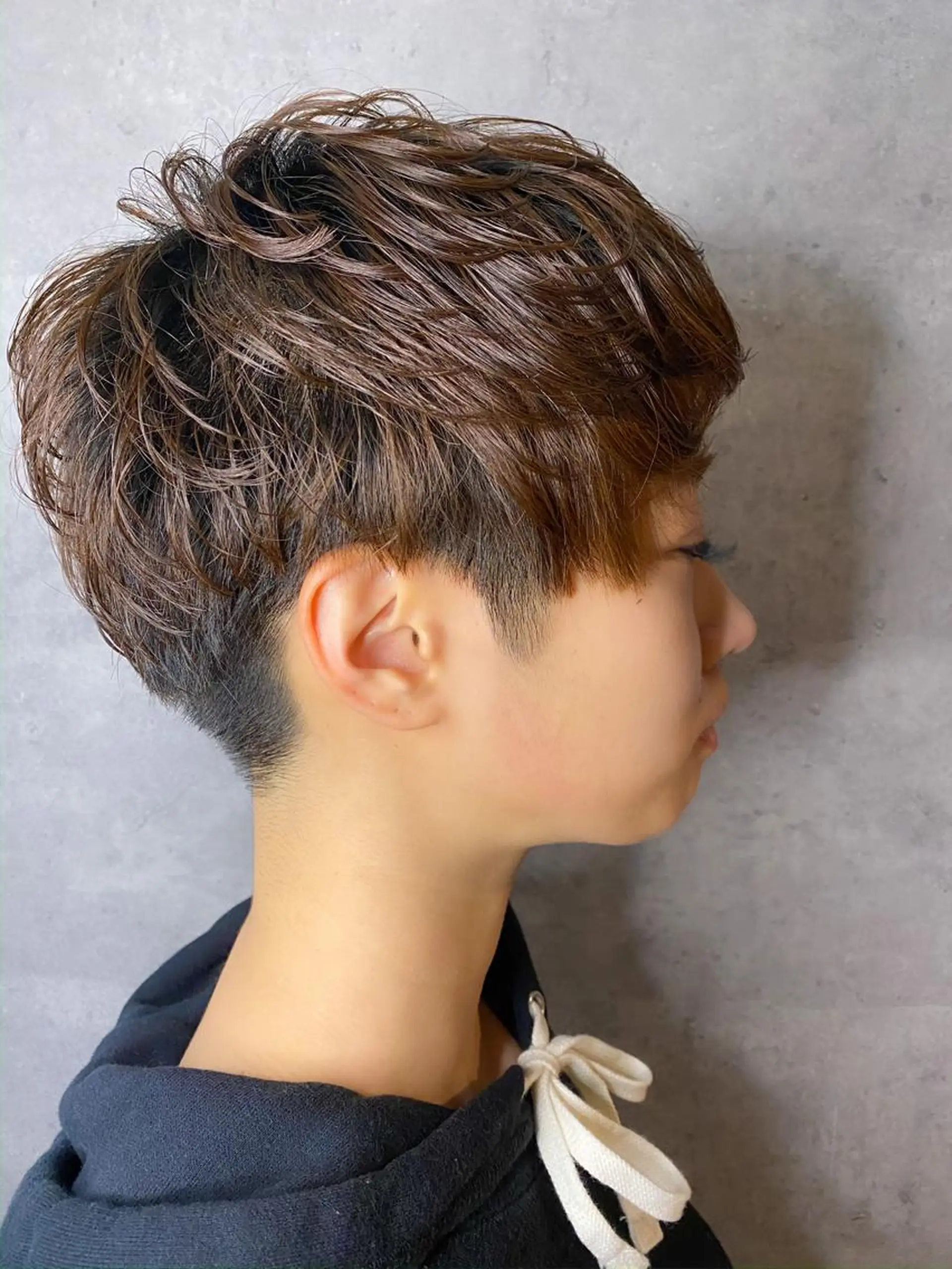 ショート パーマ ベリーショート ニュアンスパーマ カット パーマ トリートメント 久保亮太 /大人ショートのヘアスタイル