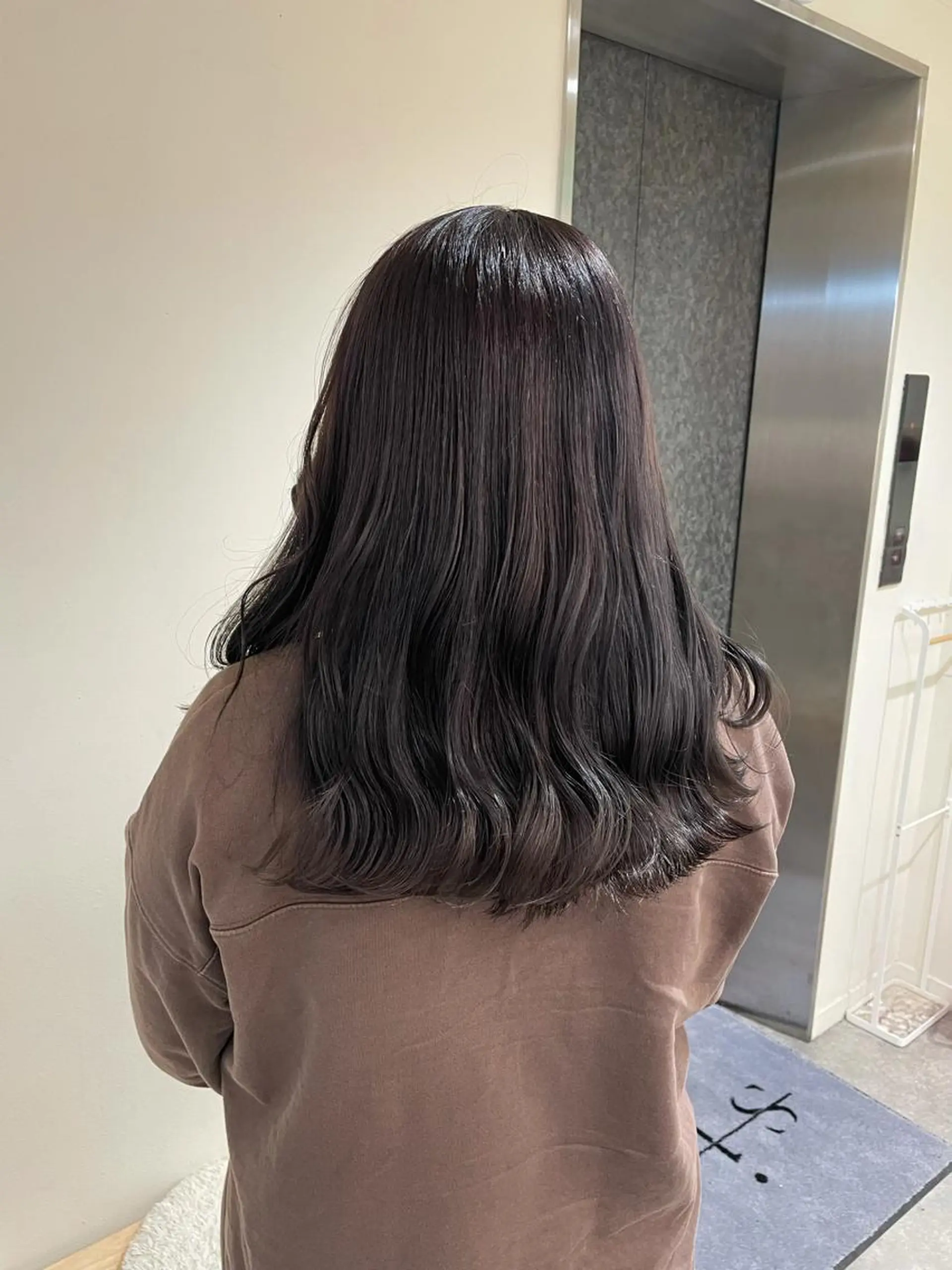 セミロング ラベンダーブラウン ヘアカラー soyon心斎橋所属・♡透明感/艶カラー/ M a I ♡のヘアスタイル