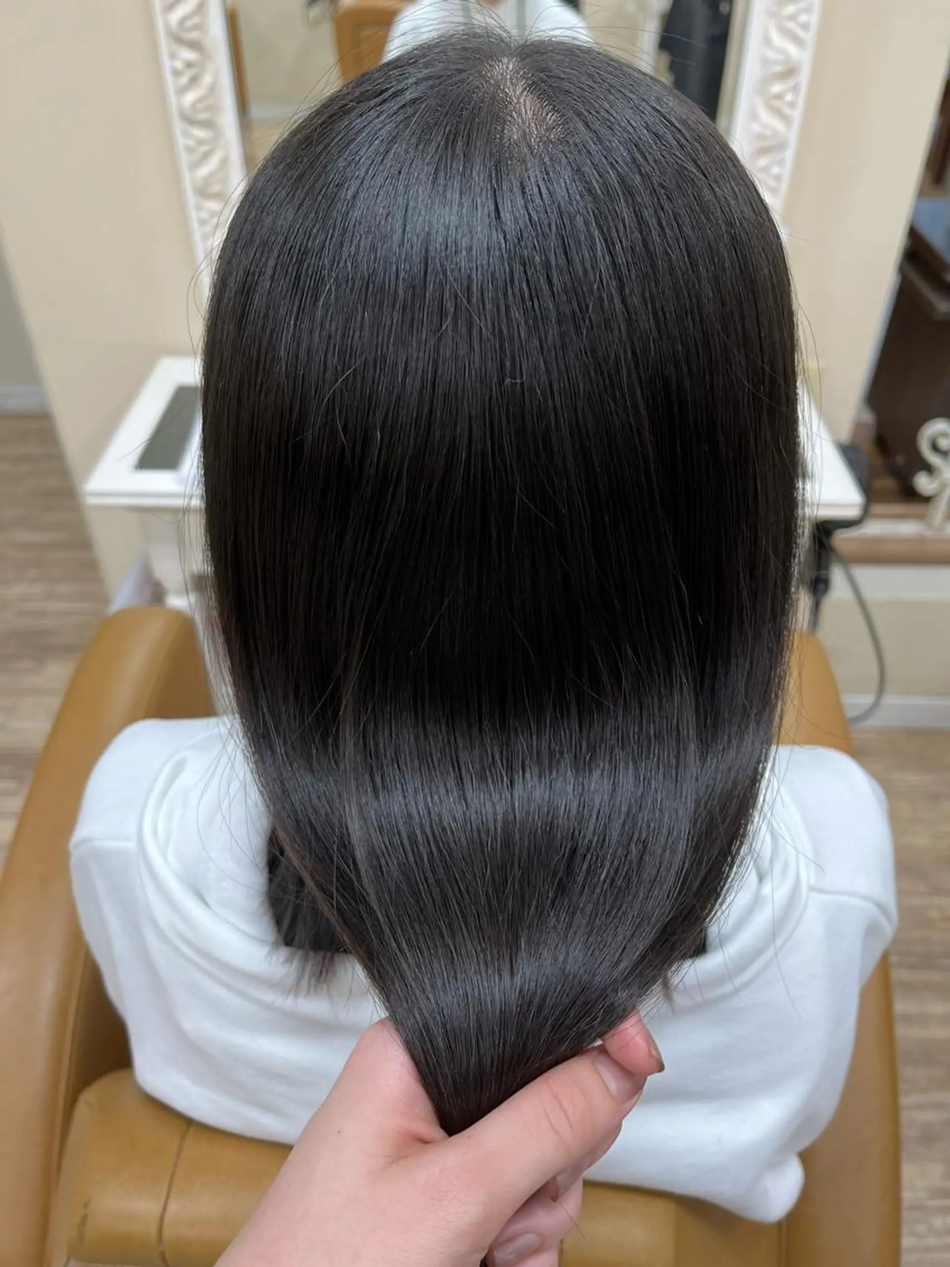 セミロング 髪質改善 トリートメント 宮城 歩果のマツエク・マツパデザイン